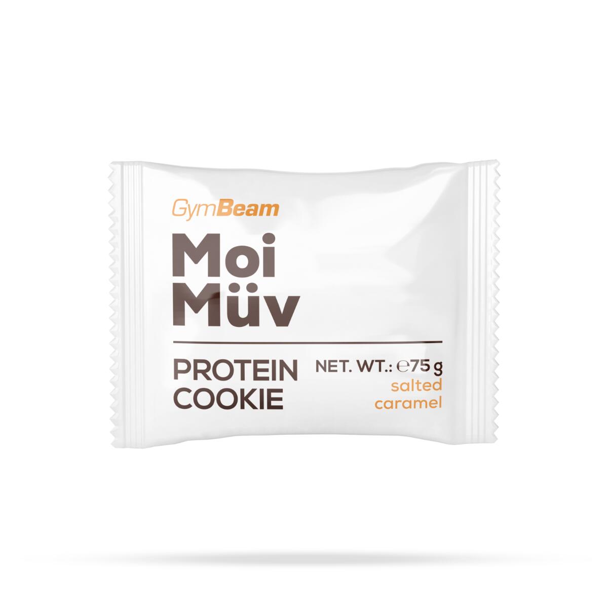 Ciastko białkowe GymBeam MoiMüv 75 g salt carmel 1/2