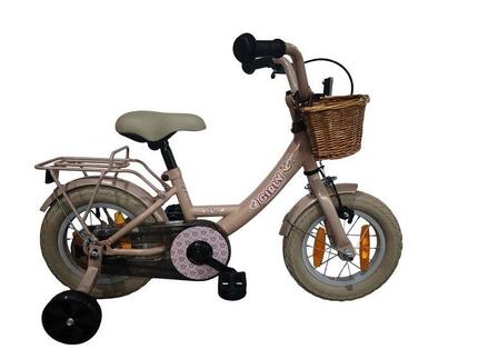 Bikefun kinderfiets 12 inch roze - remnaaf