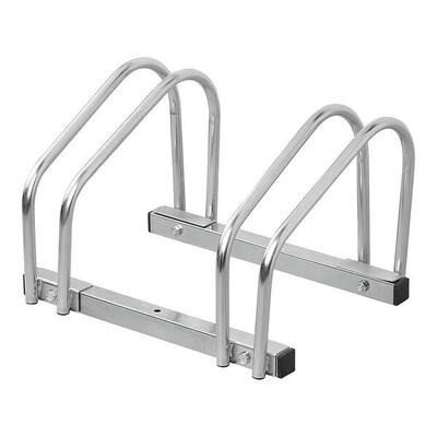 Superior proplus fietsenrek voor 2 fietsen, staal, muur of grond
