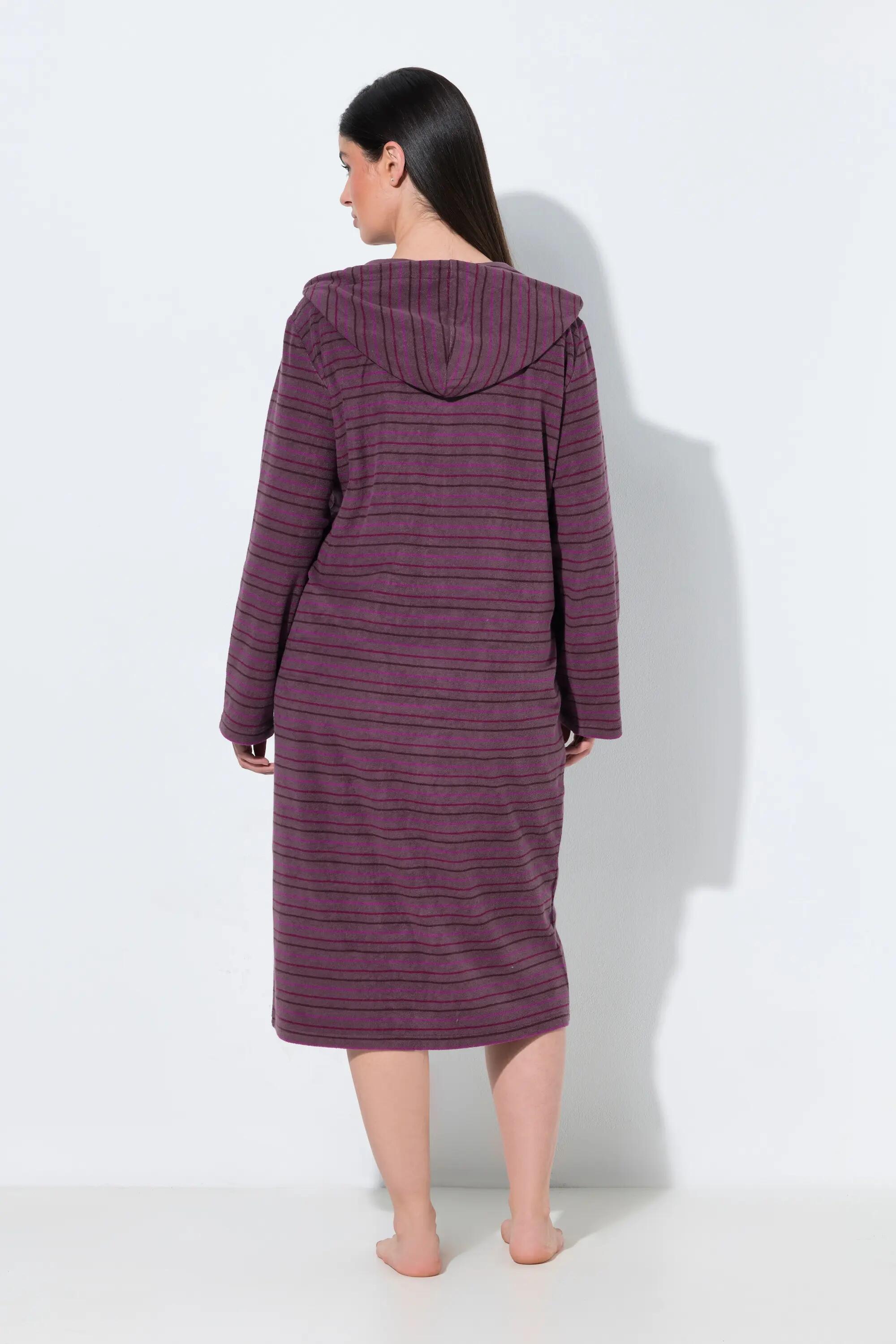 Femme Peignoir à manches longues en tissu éponge 2/6