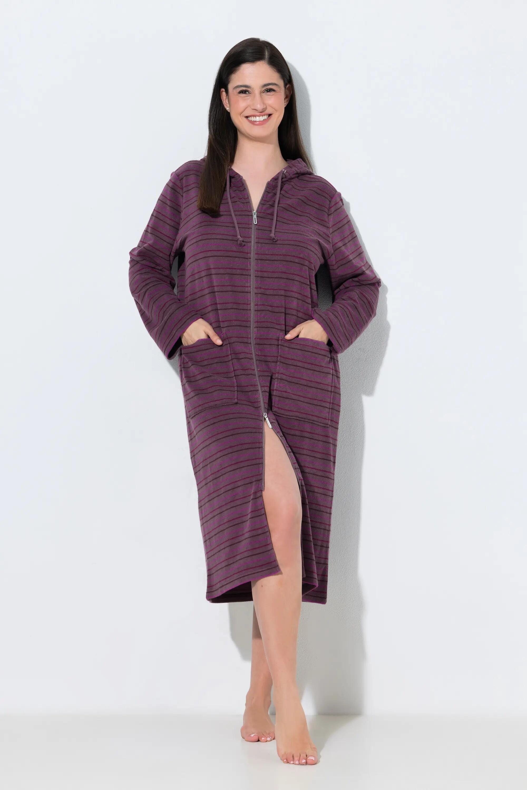 Femme Peignoir à manches longues en tissu éponge 5/6