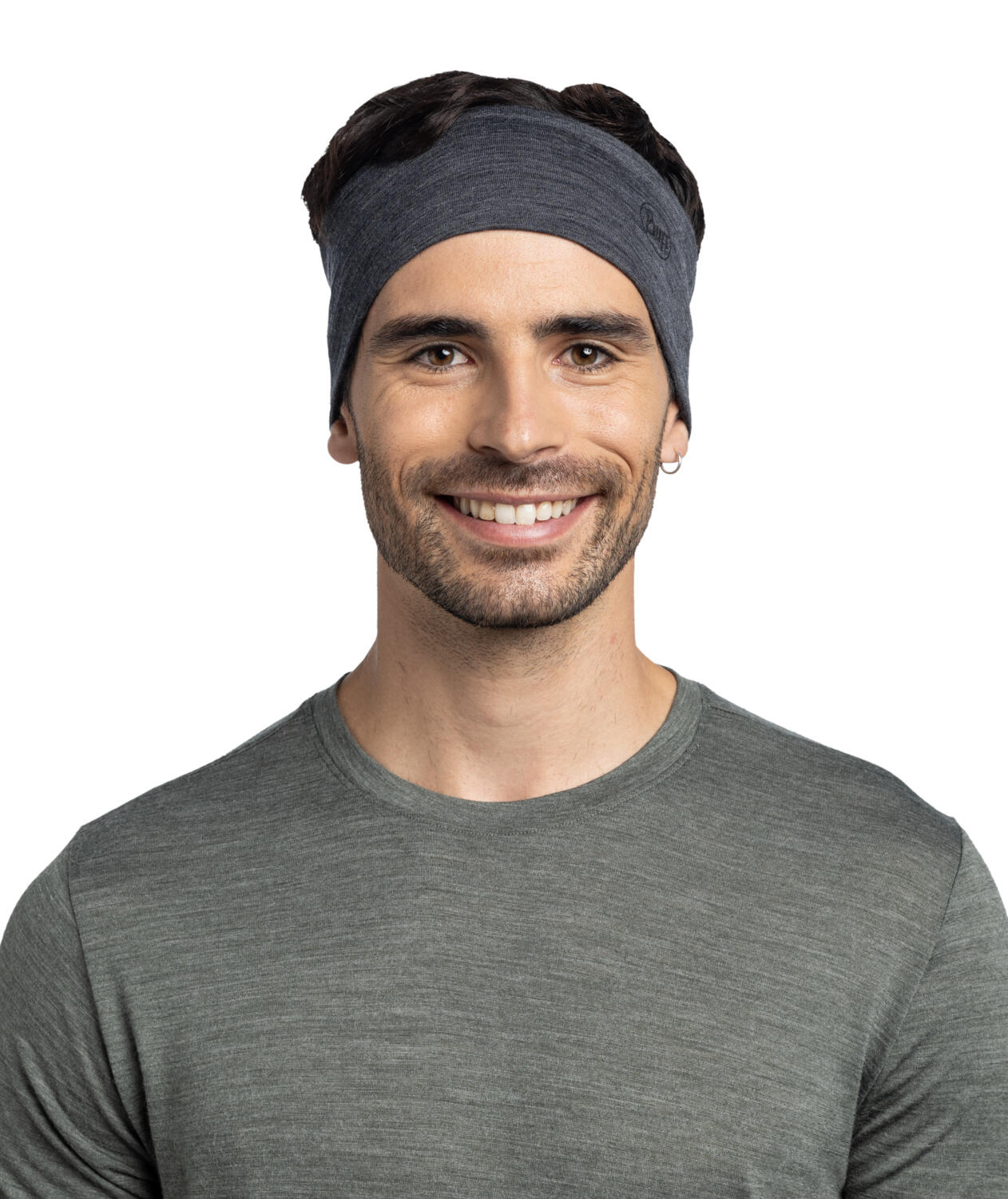 Cinta Lightweight Merino Wool Unisex Buff Gris oscuro 4/6