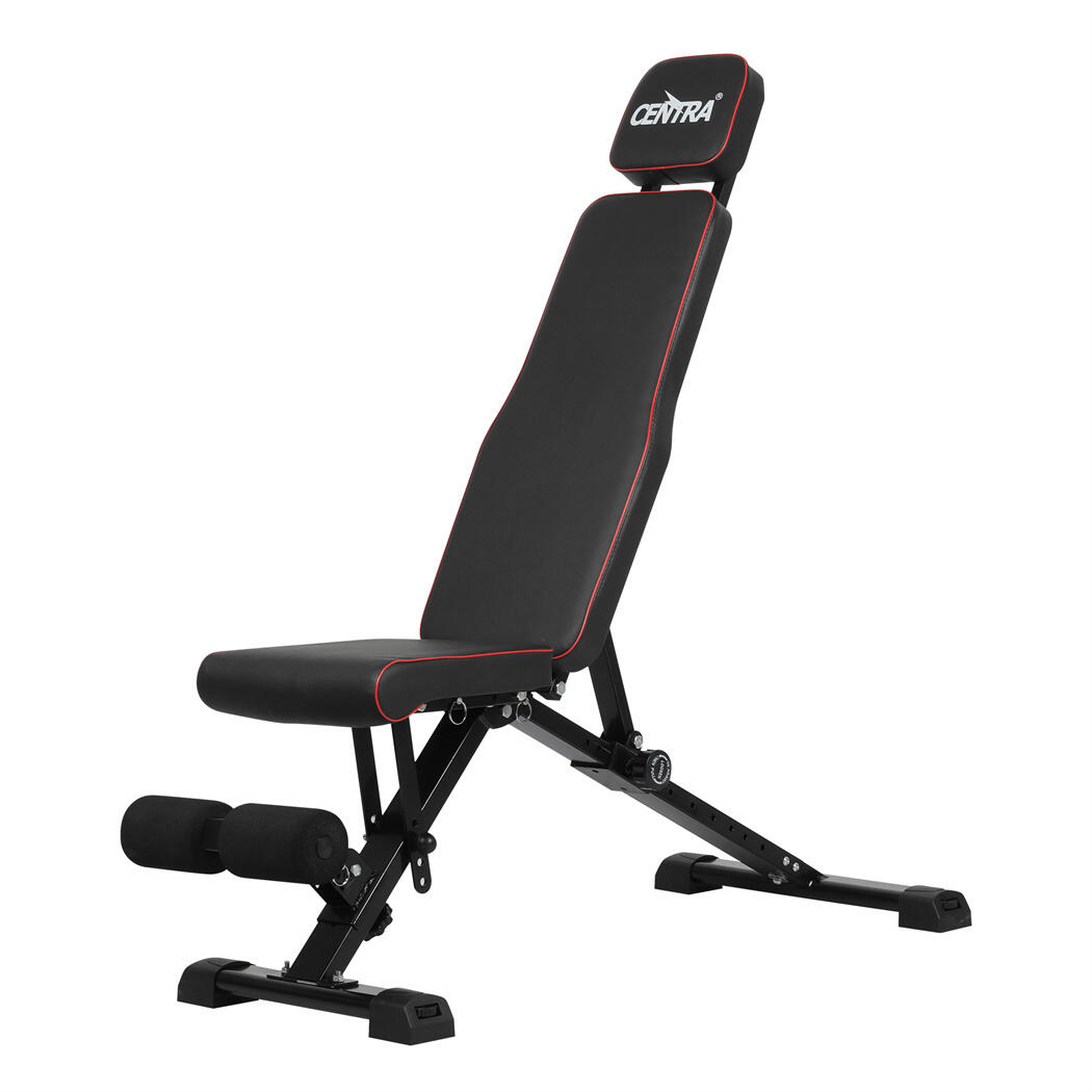 Centra Adjustable Weight Bench with Extended Head Support