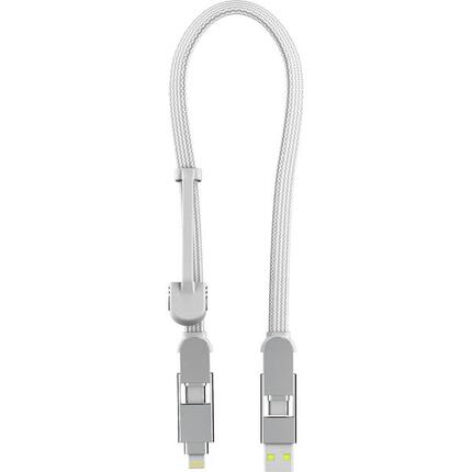 Uniwersalny kabel do ładowania iPhone, Samsung inCharge XL 30cm USB, USB-C