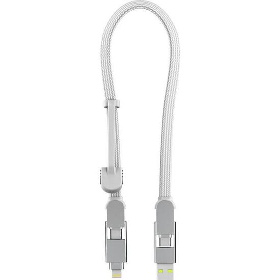 Uniwersalny kabel do ładowania iPhone, Samsung inCharge XL 30cm USB, USB-C