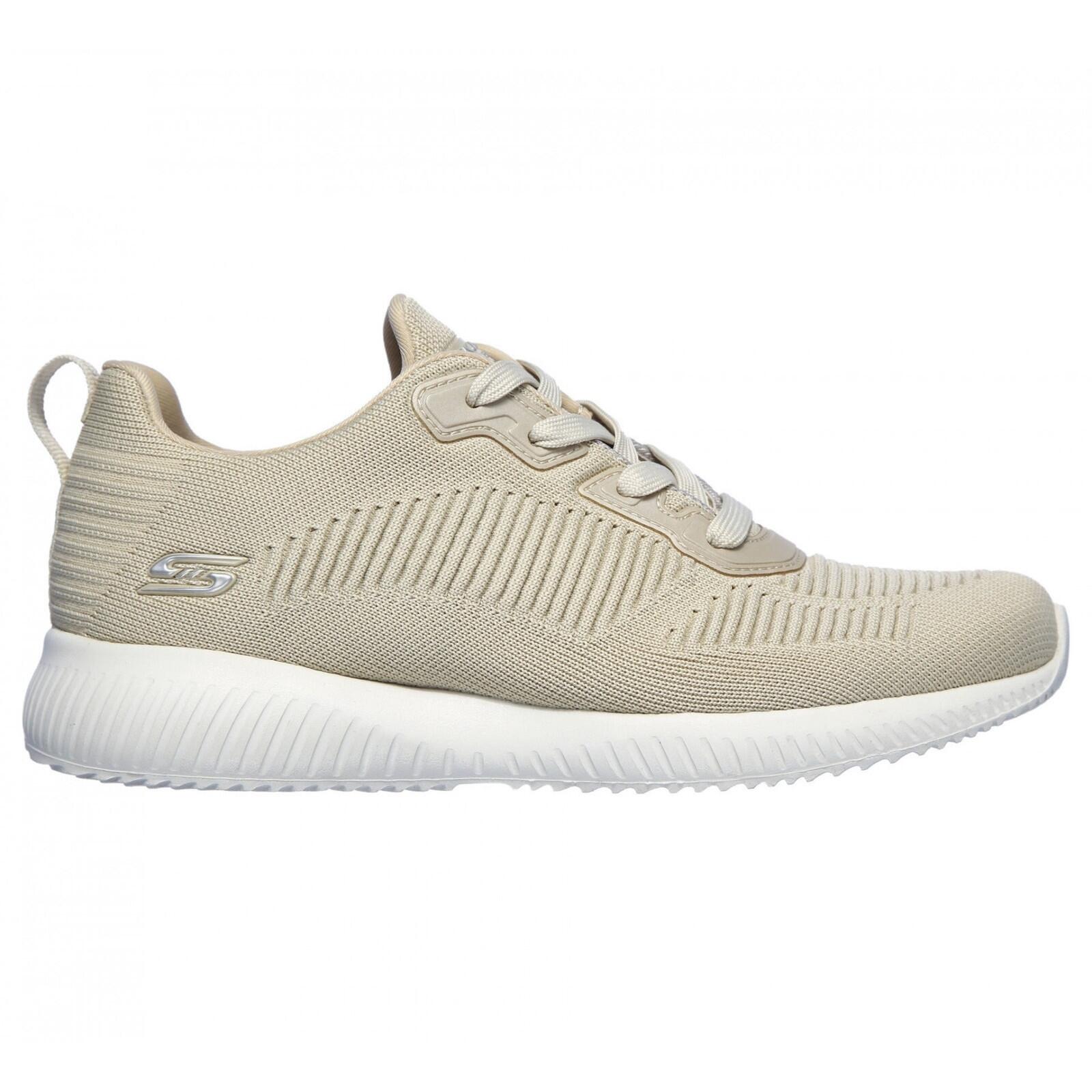 Zapatillas Skechers Bobs Squad Tough, Beige, Mujer 2/6