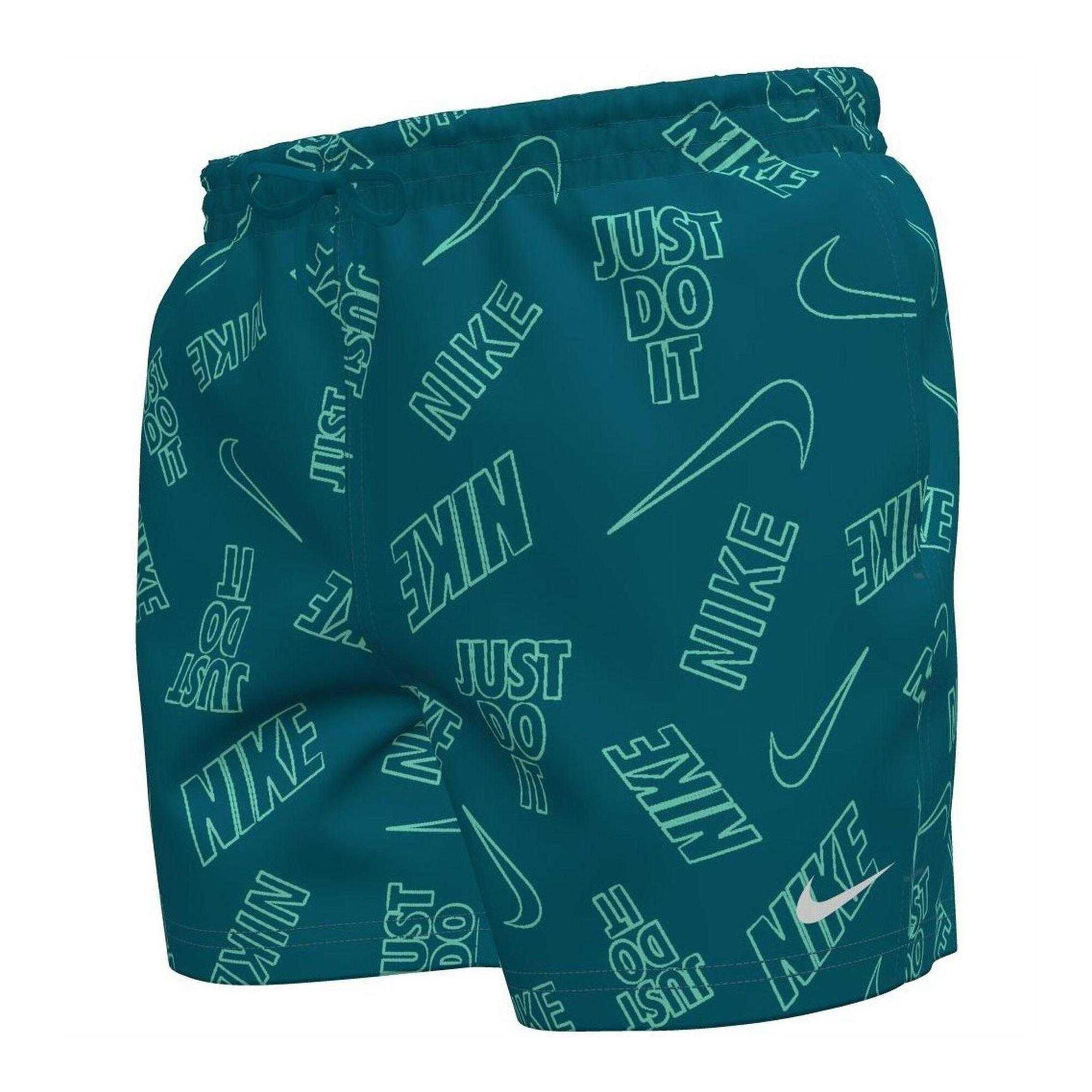 Nike Mens Just Do It All-Over Print Swim Shorts