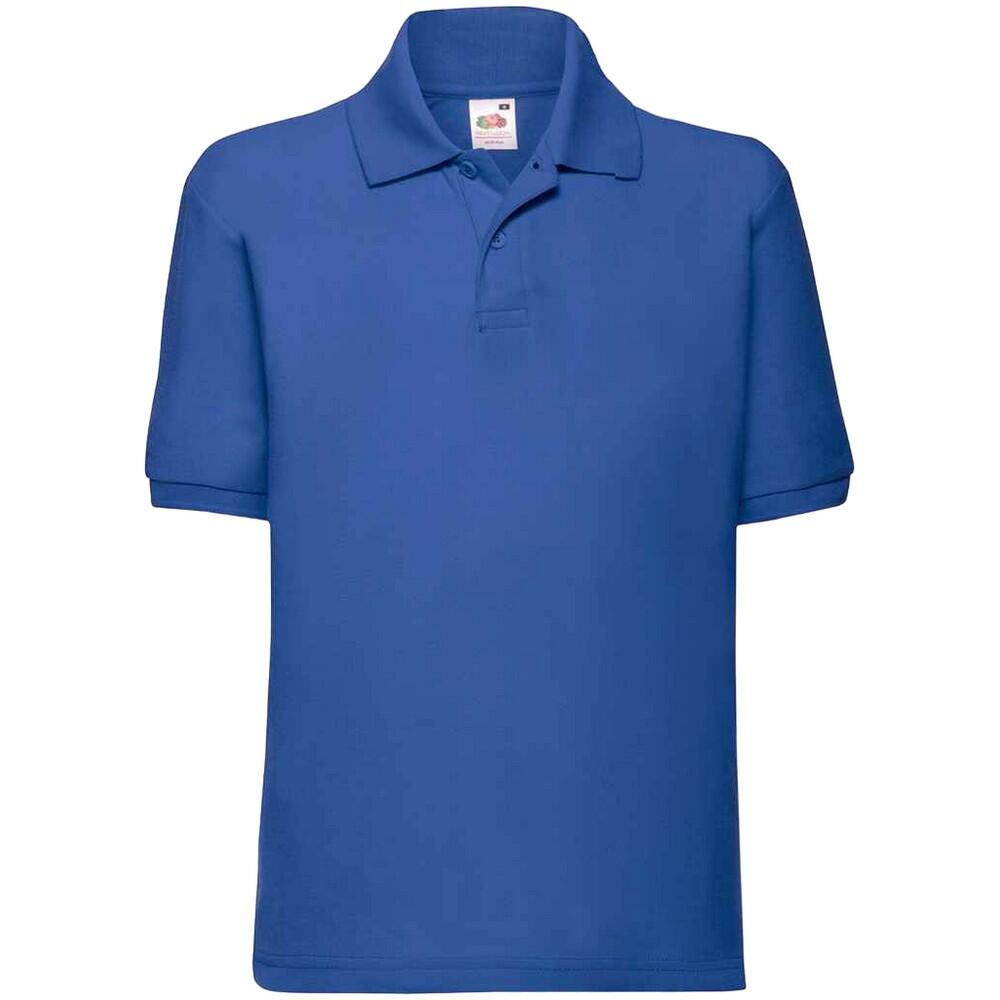 Fruit Of The Loom Childrens/Kids Poly/Cotton Pique Polo Shirt