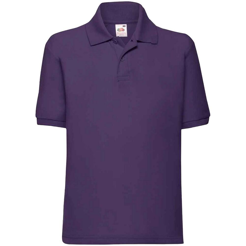 Fruit Of The Loom Childrens/Kids Poly/Cotton Pique Polo Shirt