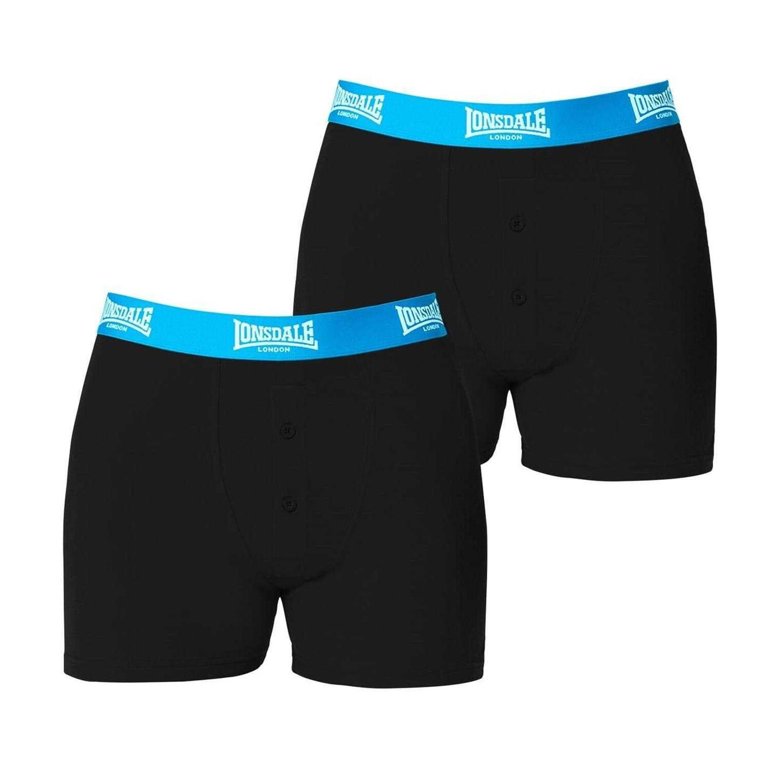 Lonsdale Mens Boxer Shorts (Pack of 2)