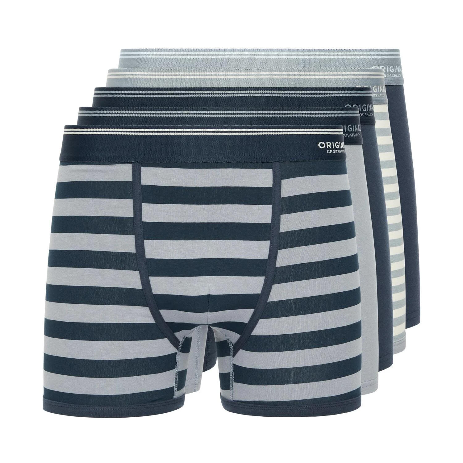 Crosshatch Mens Linatrix Boxer Shorts (Pack of 5)