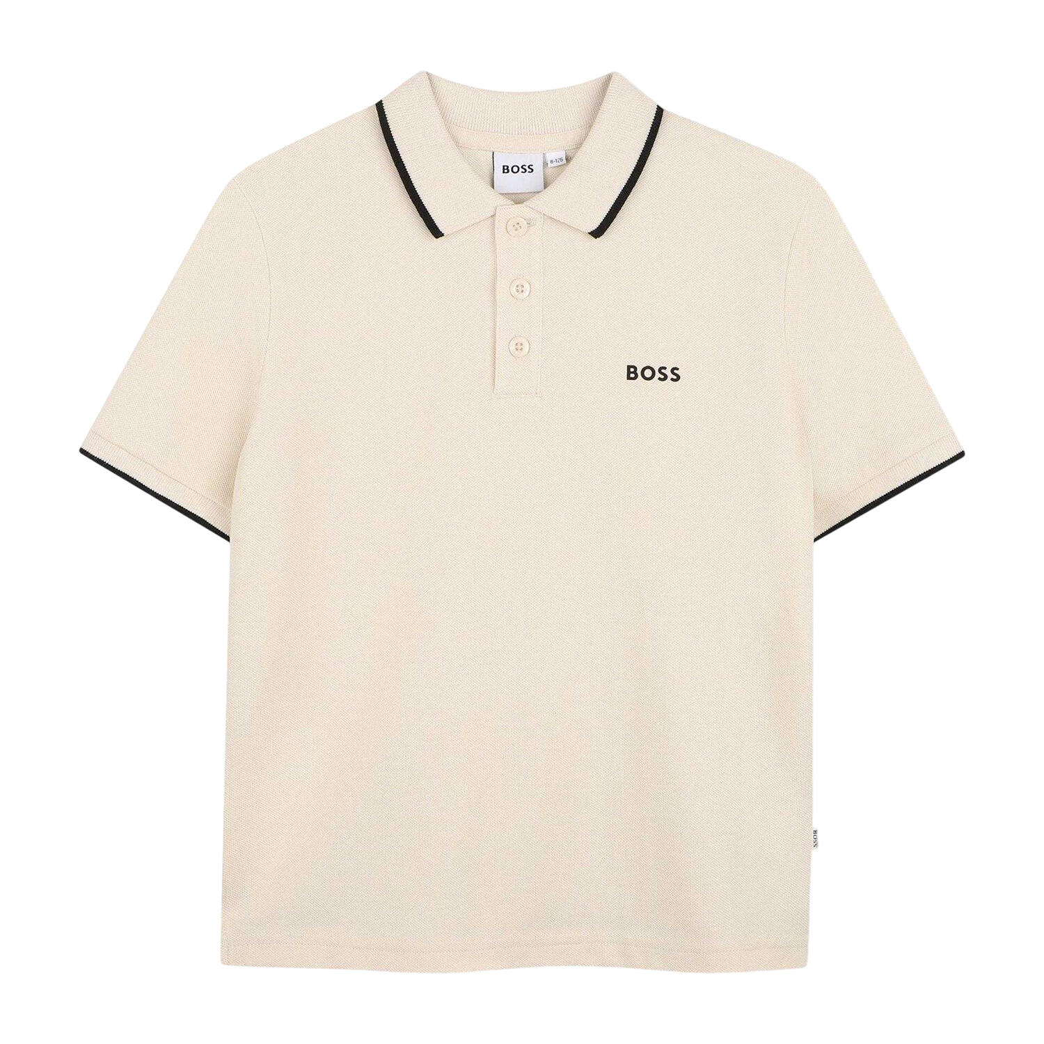 Boss Childrens/Kids Contrast Tipped Short-Sleeved Polo Shirt