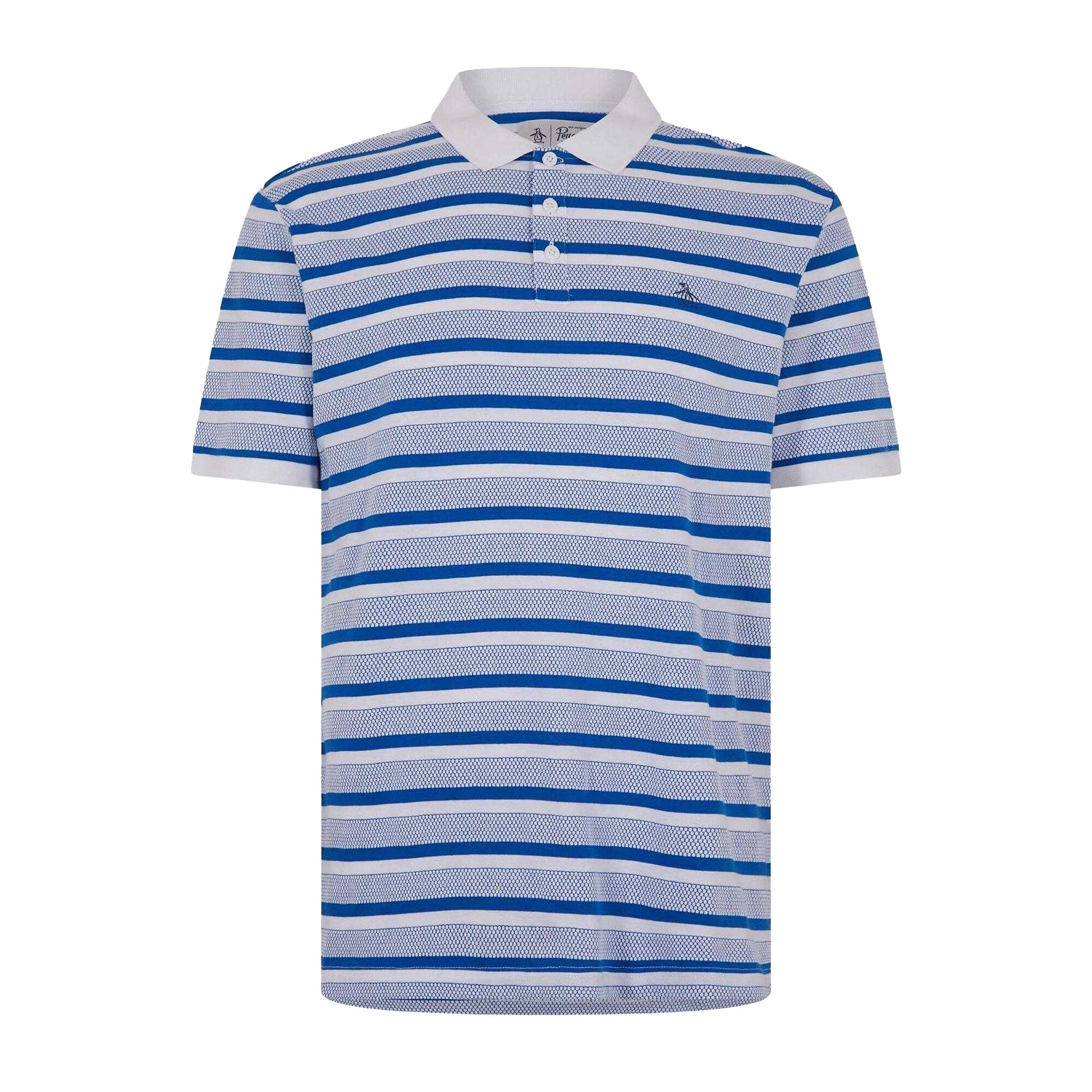 Original Penguin Mens Striped Polo Shirt