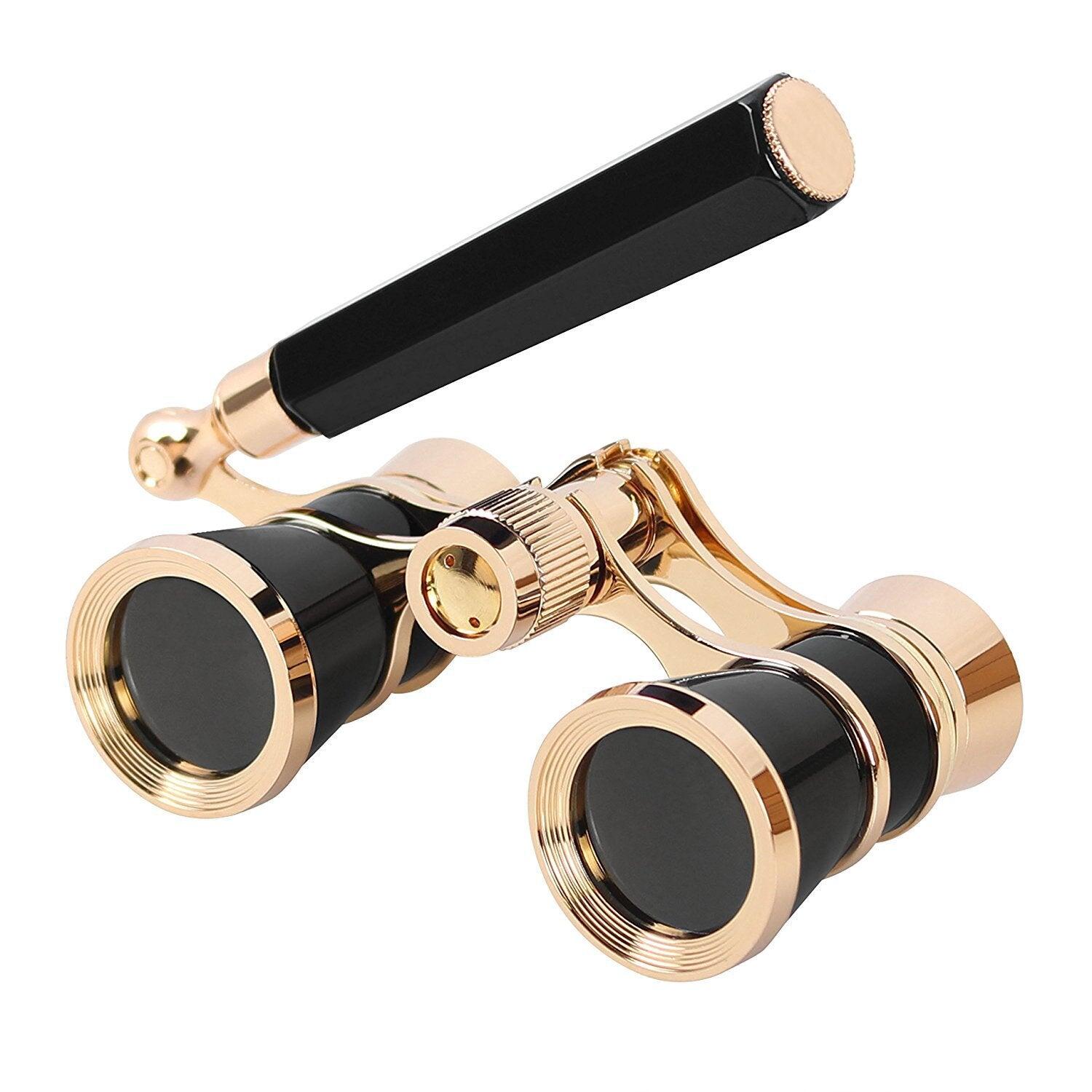 Black Portable & Stylish Handheld Binoculars - Focal length: 100mm