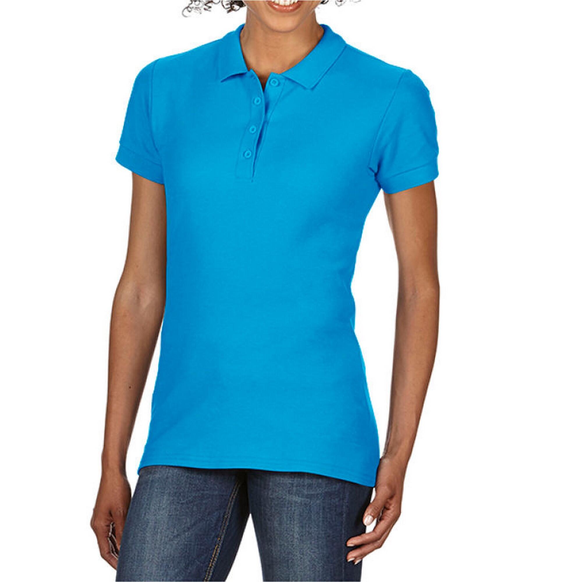 Gildan Womens/Ladies Double Piqué Polo Shirt