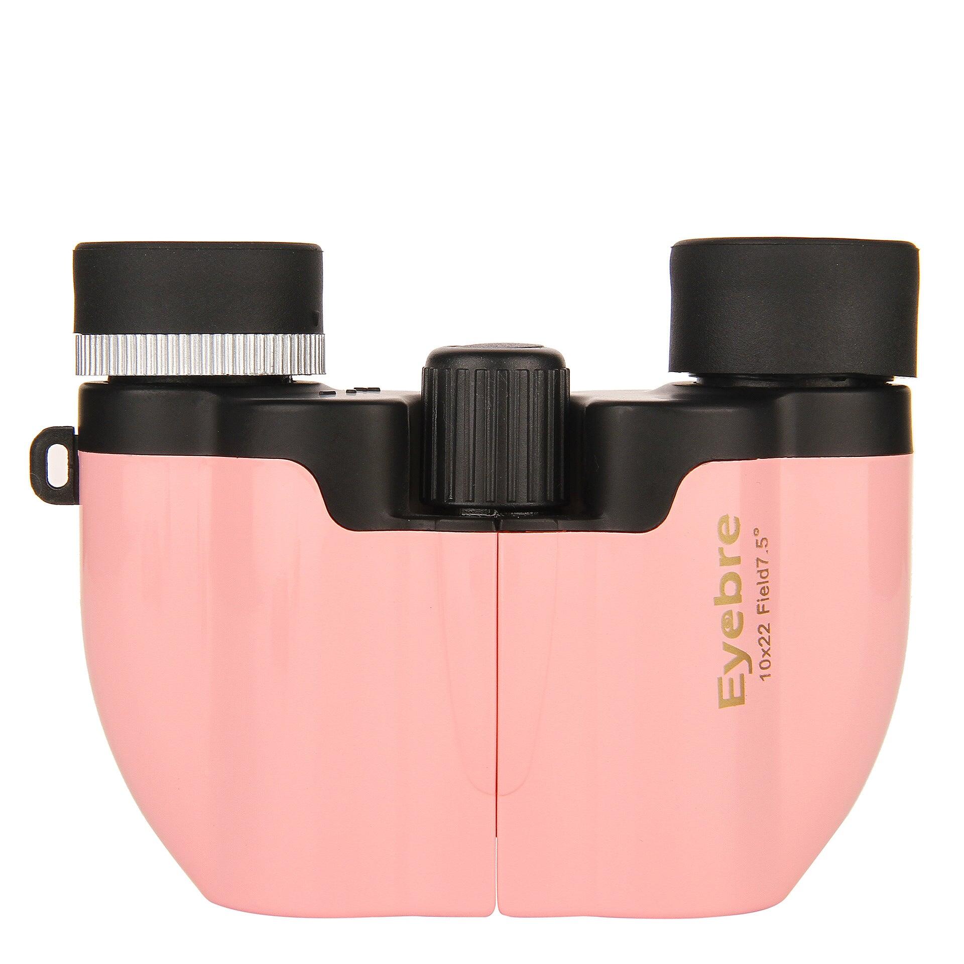 10x22 HD  Lightweight Compact Binoculars for Adults - Pink