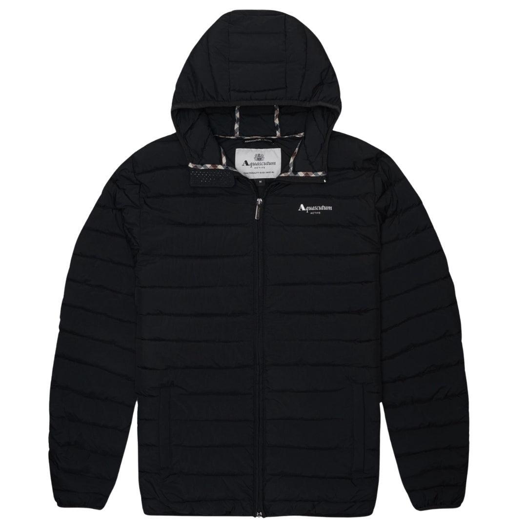 Aquascutum Mens Hooded Active Jacket