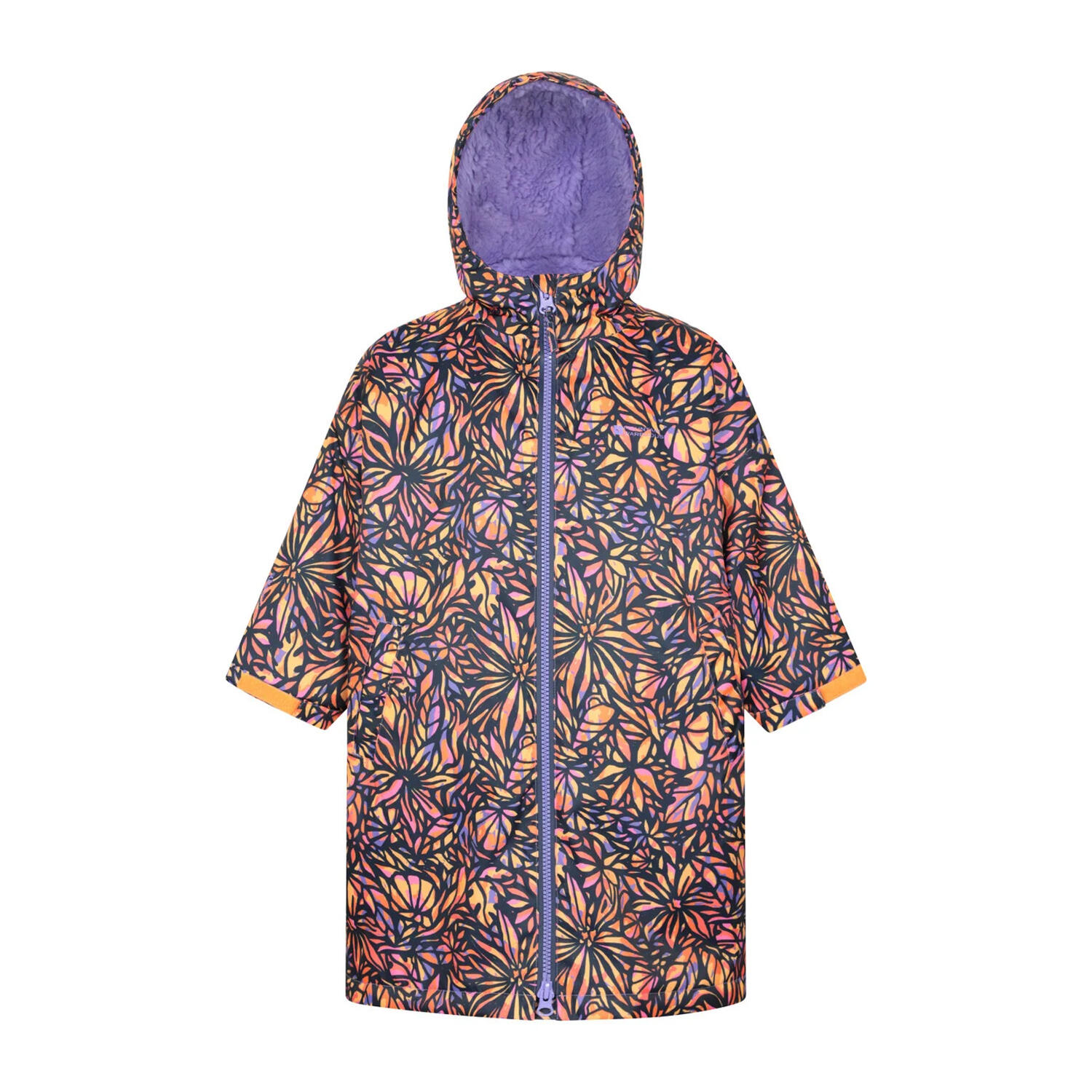 Mountain Warehouse Childrens/Kids Tidal Flowers Waterproof Changing Robe