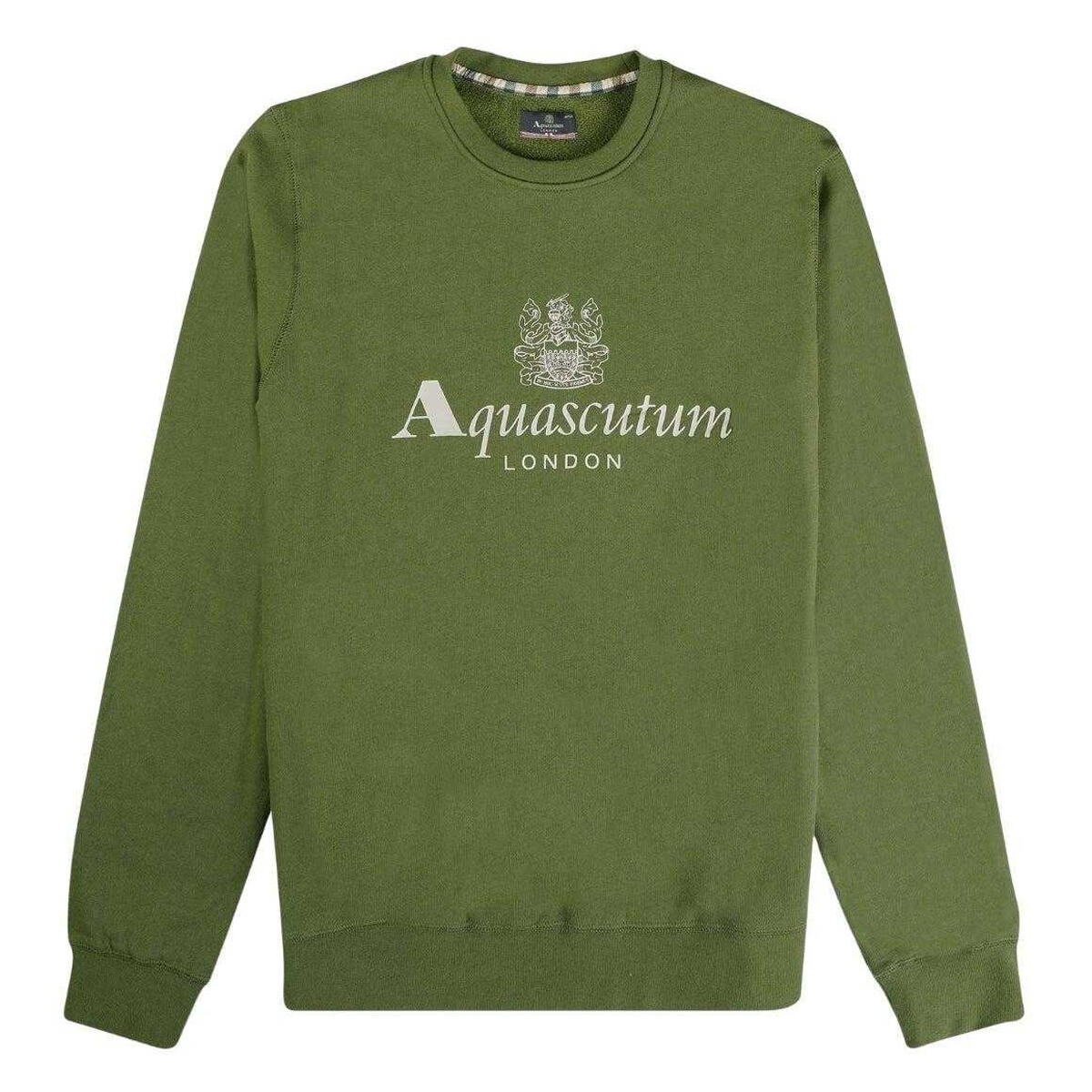 Aquascutum Mens Active Big Logo Sweatshirt