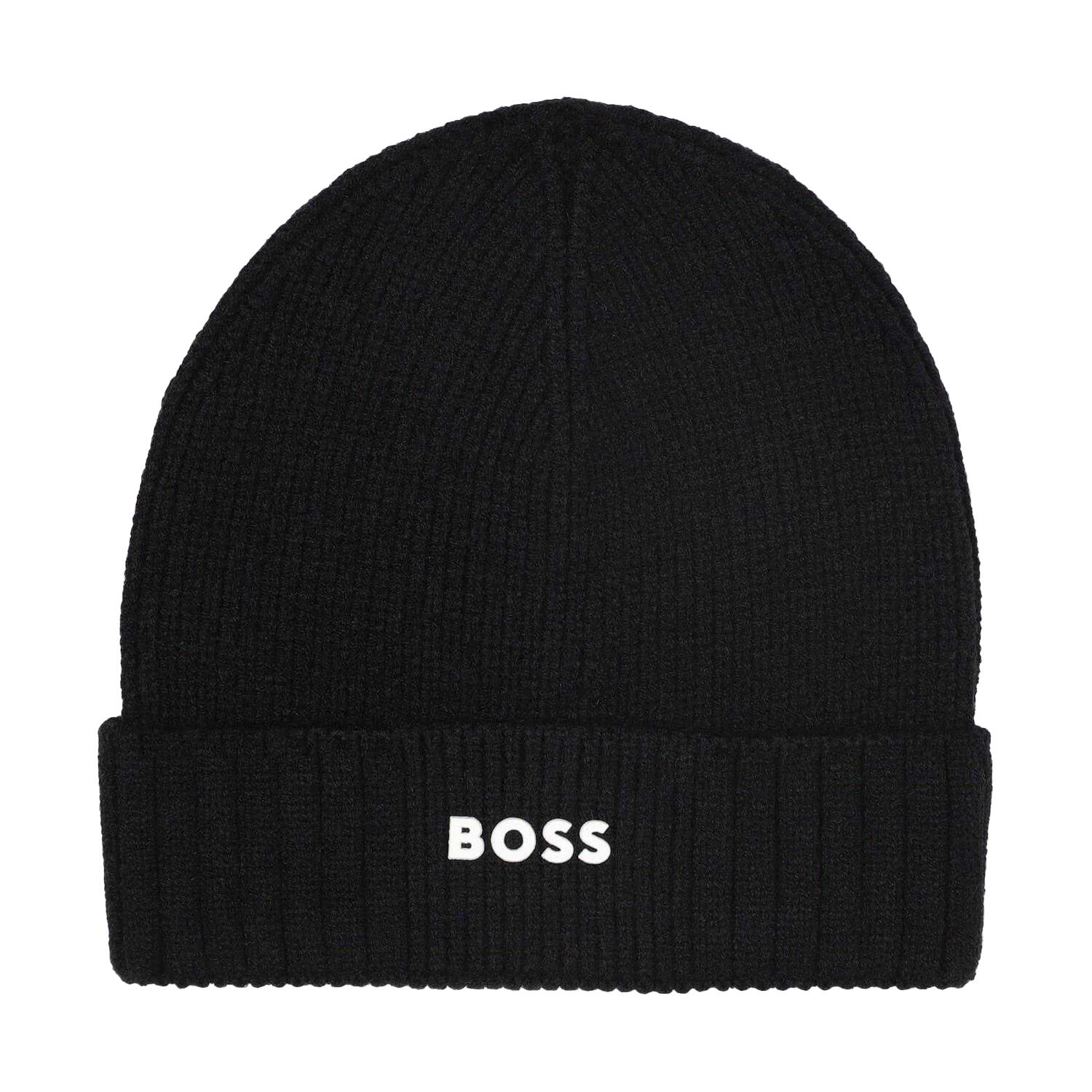 Boss Childrens/Kids Logo Ribbed Casual Beanie