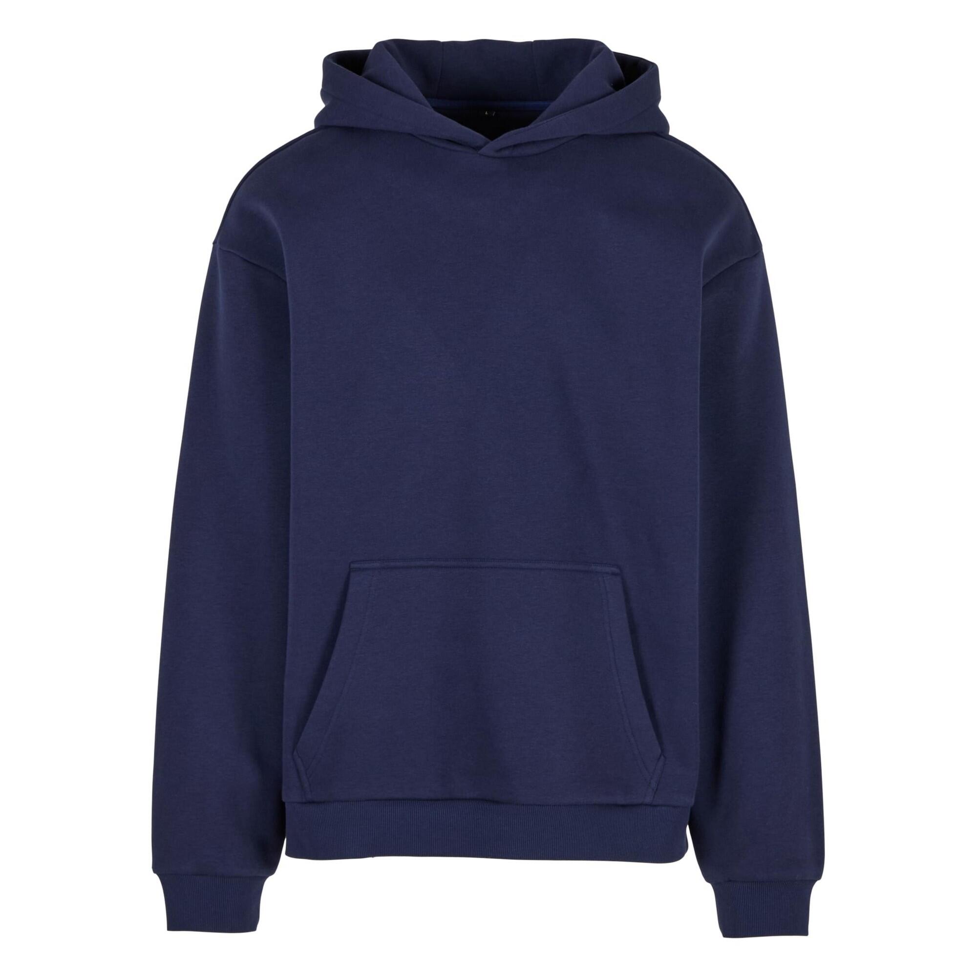 Build Your Brand Unisex Adult Fluffy Pullover Hoodie