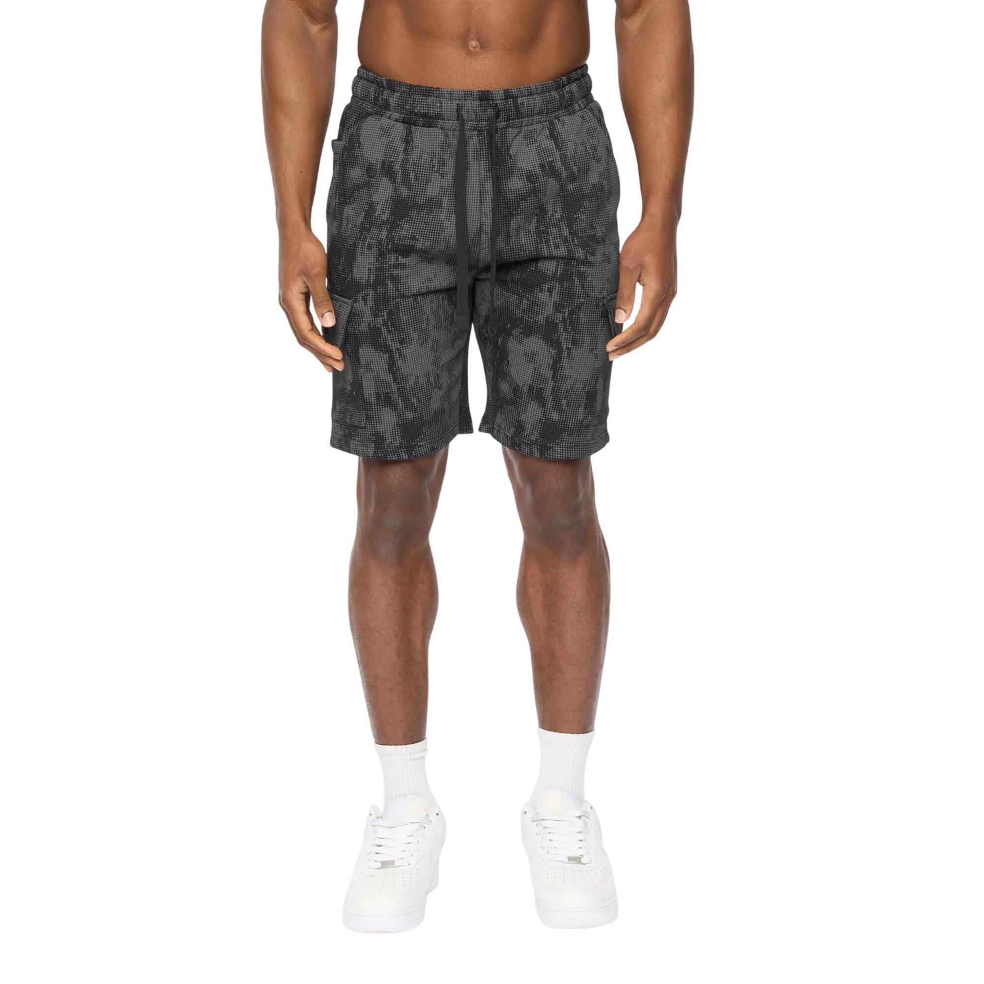 Crosshatch Mens Bardon Camo Cargo Shorts