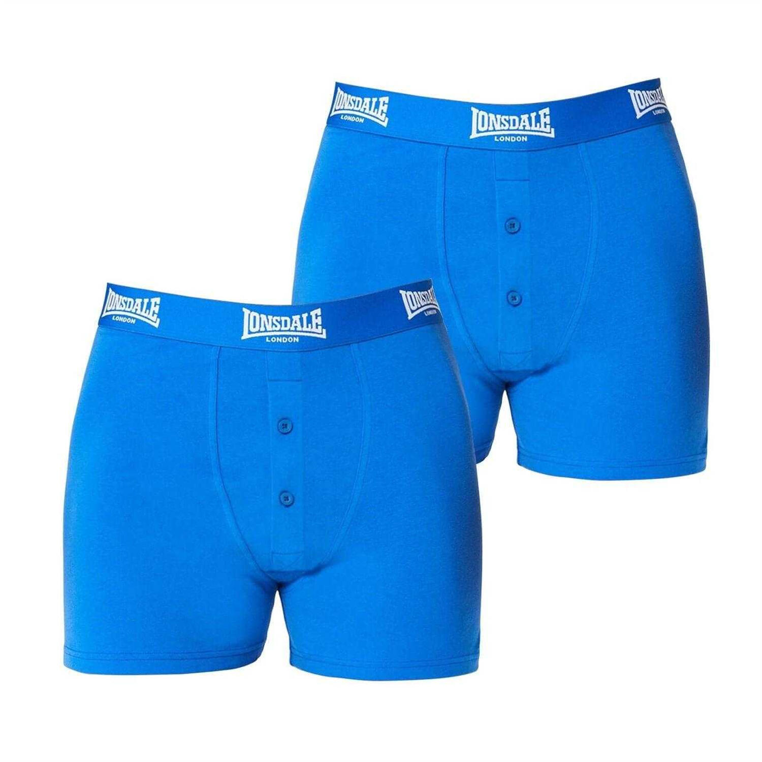 Lonsdale Mens Boxer Shorts (Pack of 2)