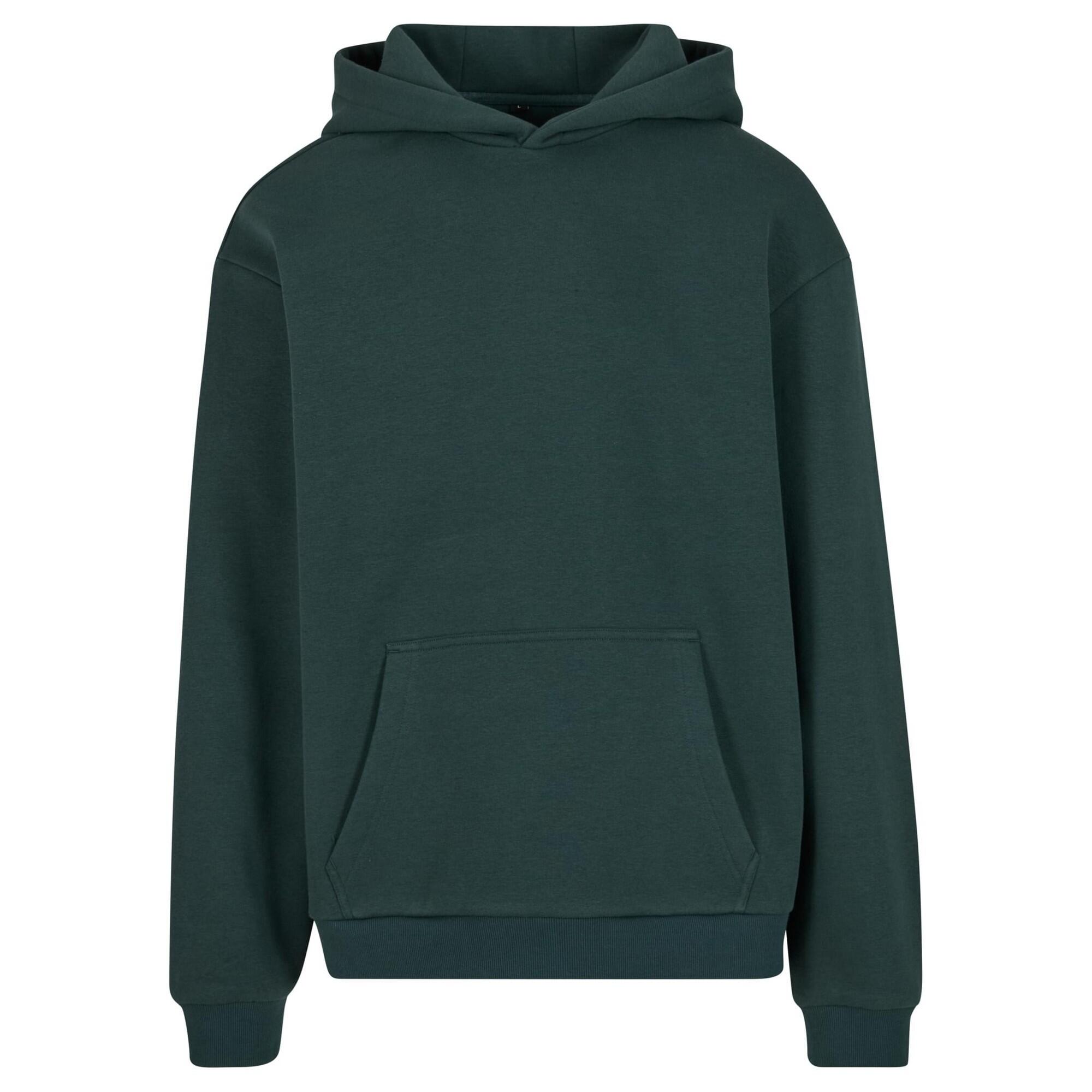 Build Your Brand Unisex Adult Fluffy Pullover Hoodie
