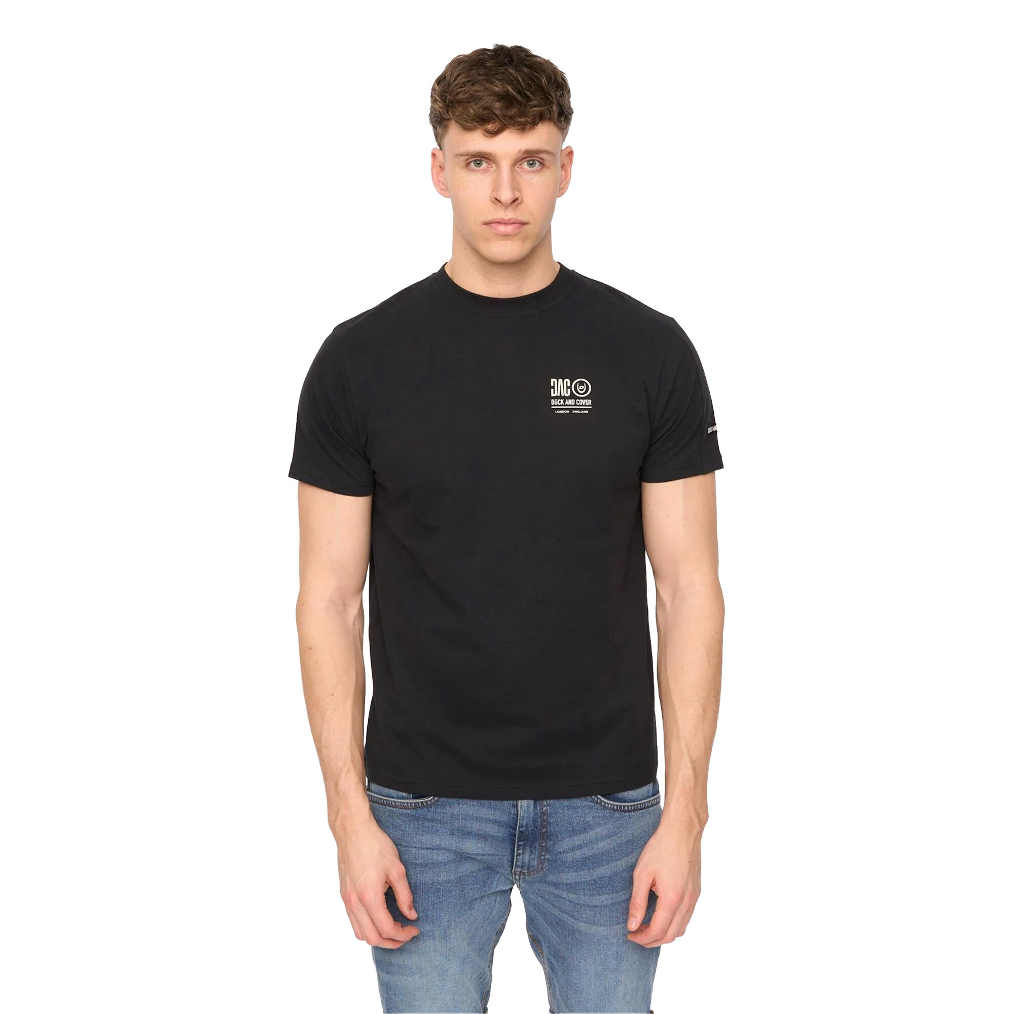 Duck and Cover Mens Lynnfold Cotton Everyday T-Shirt