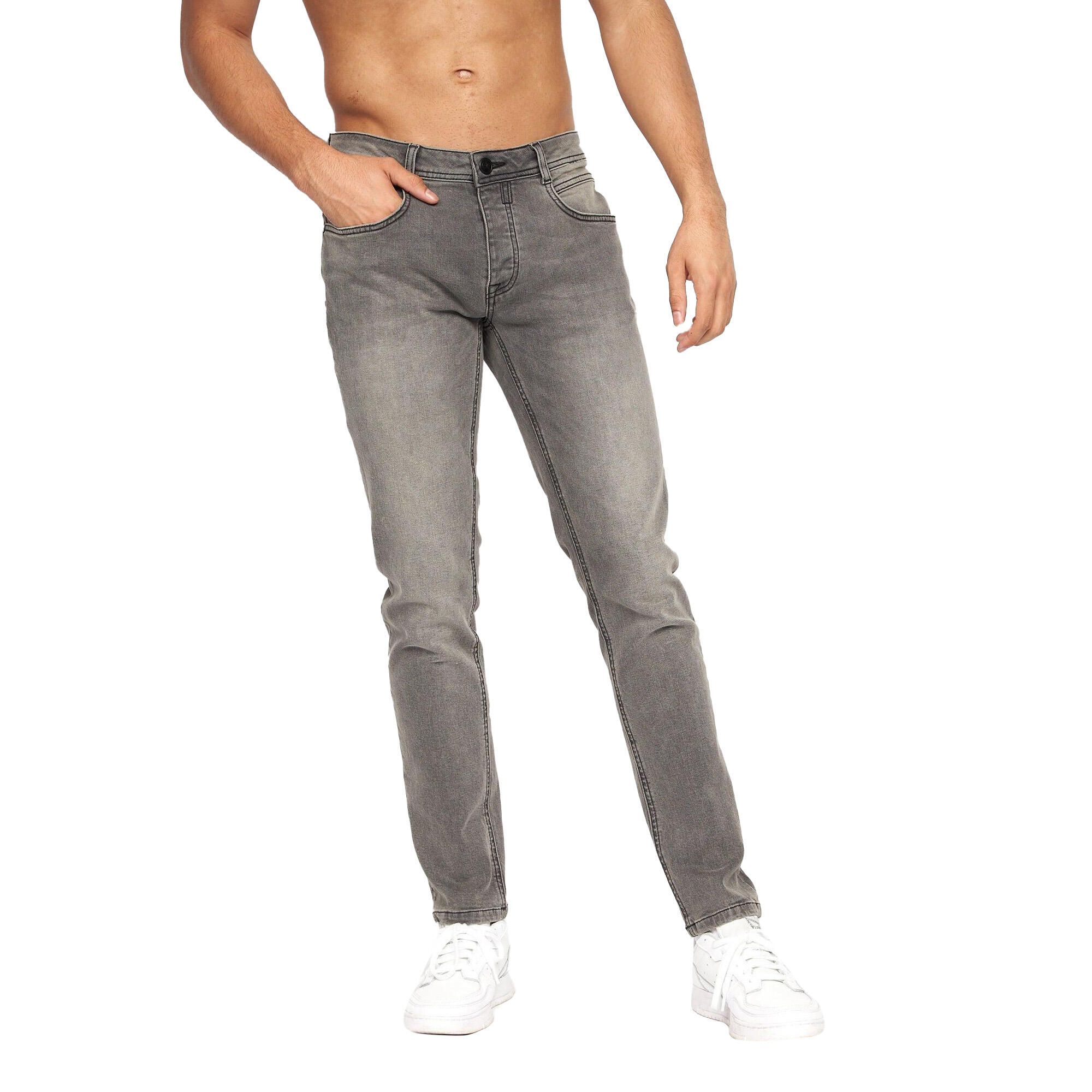 Crosshatch Mens Malcolm Slim Jeans