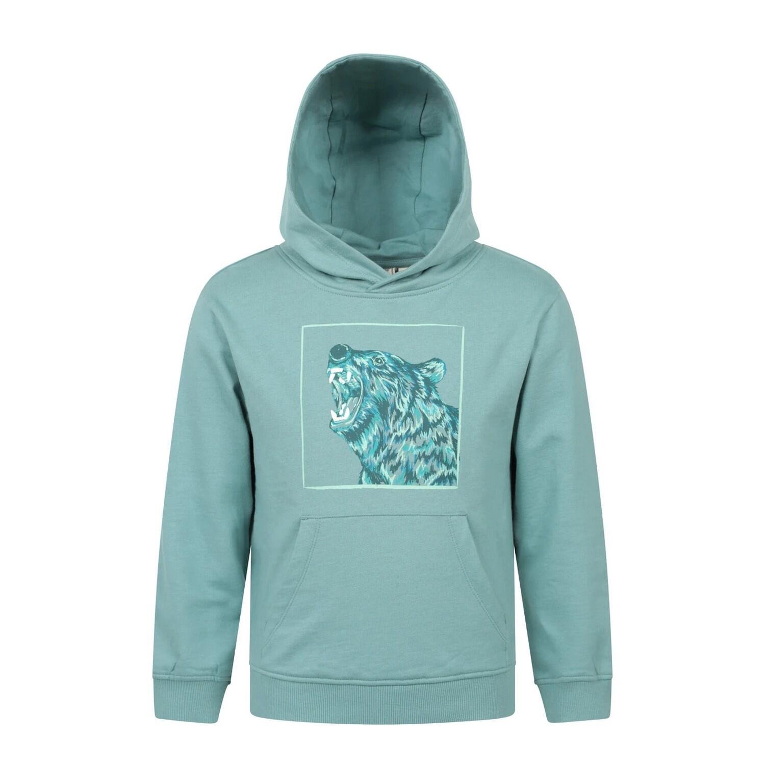 Mountain Warehouse Childrens/Kids Bear Glow In The Dark Hoodie