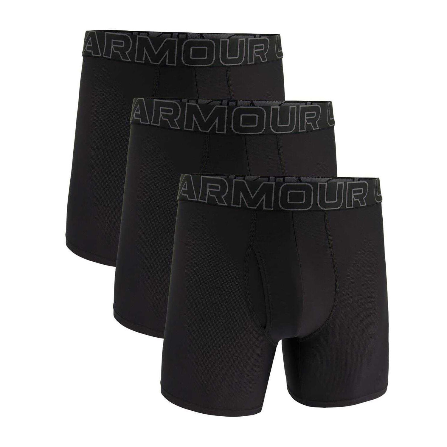 Under Armour Mens Performance Boxer Shorts (Pack of 3)