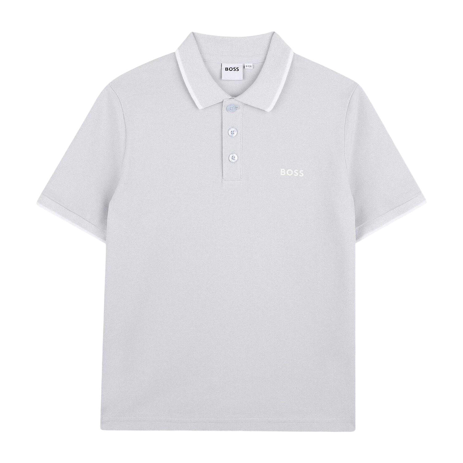 Boss Childrens/Kids Contrast Tipped Short-Sleeved Polo Shirt
