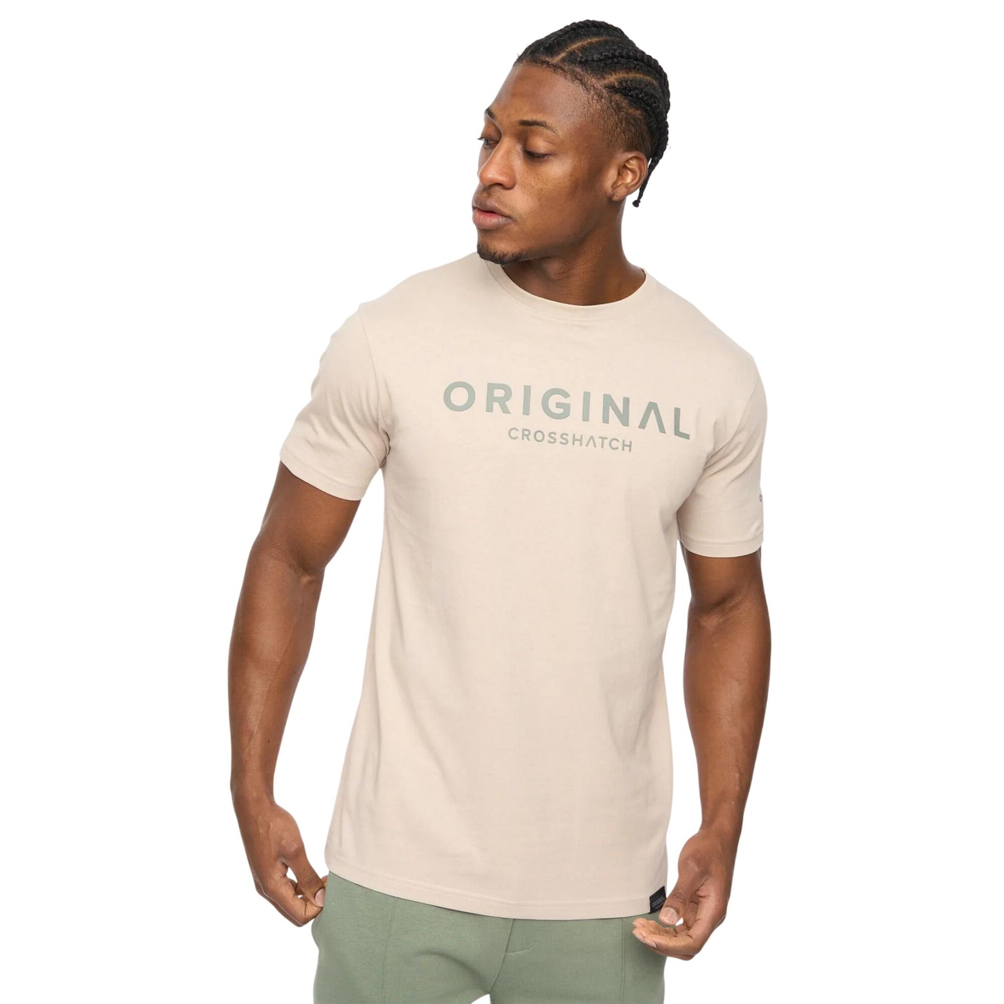 Crosshatch Mens Bardon Cotton T-Shirt