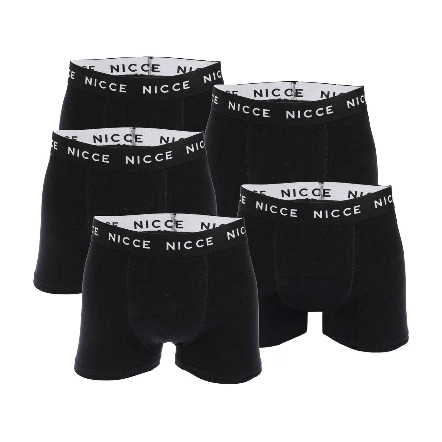 Nicce Mens Galan Boxer Shorts (Pack of 5)