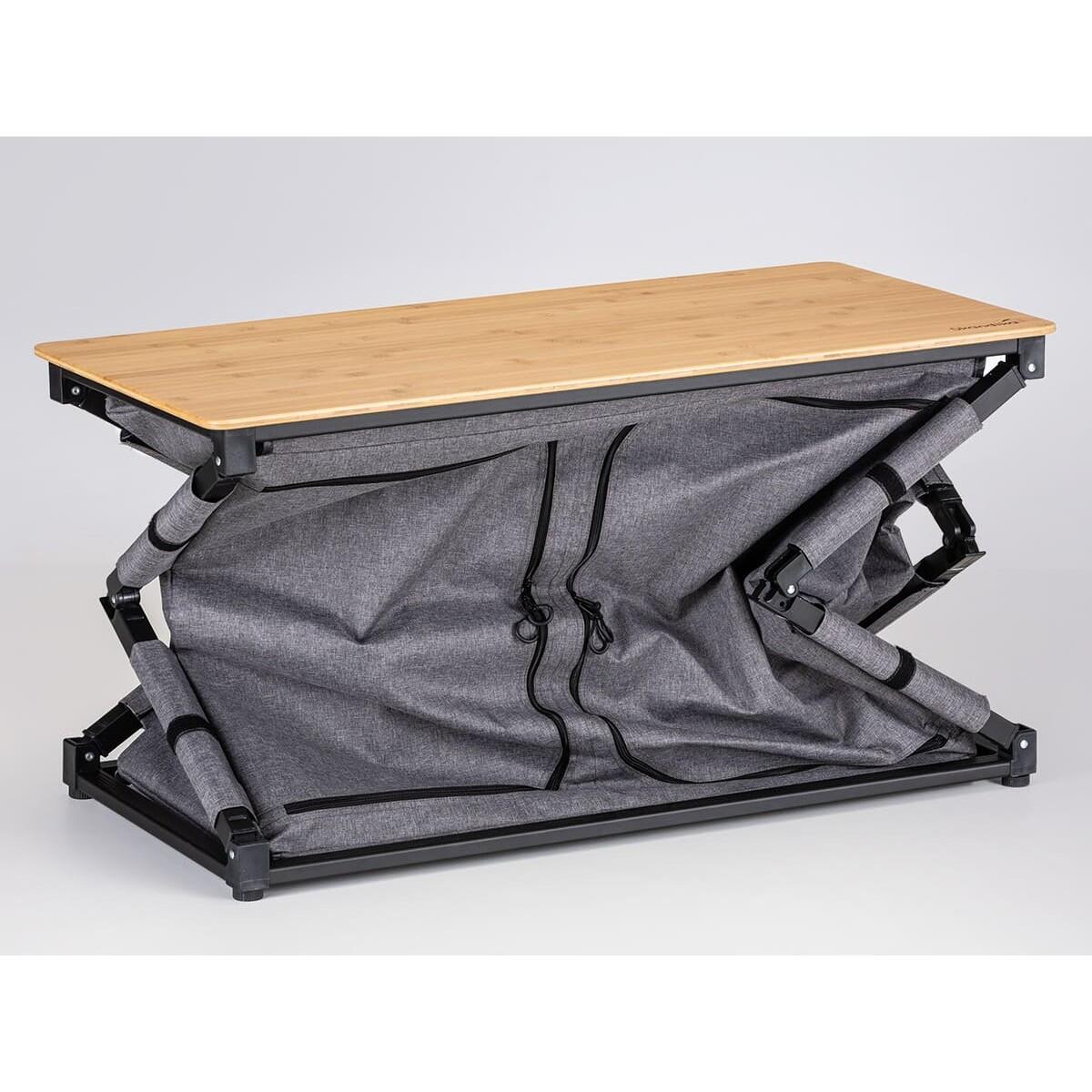 Campingschrank Triabo - Bambus Arbeitsplatte - Outdoor-Schrank faltbar |  Decathlon