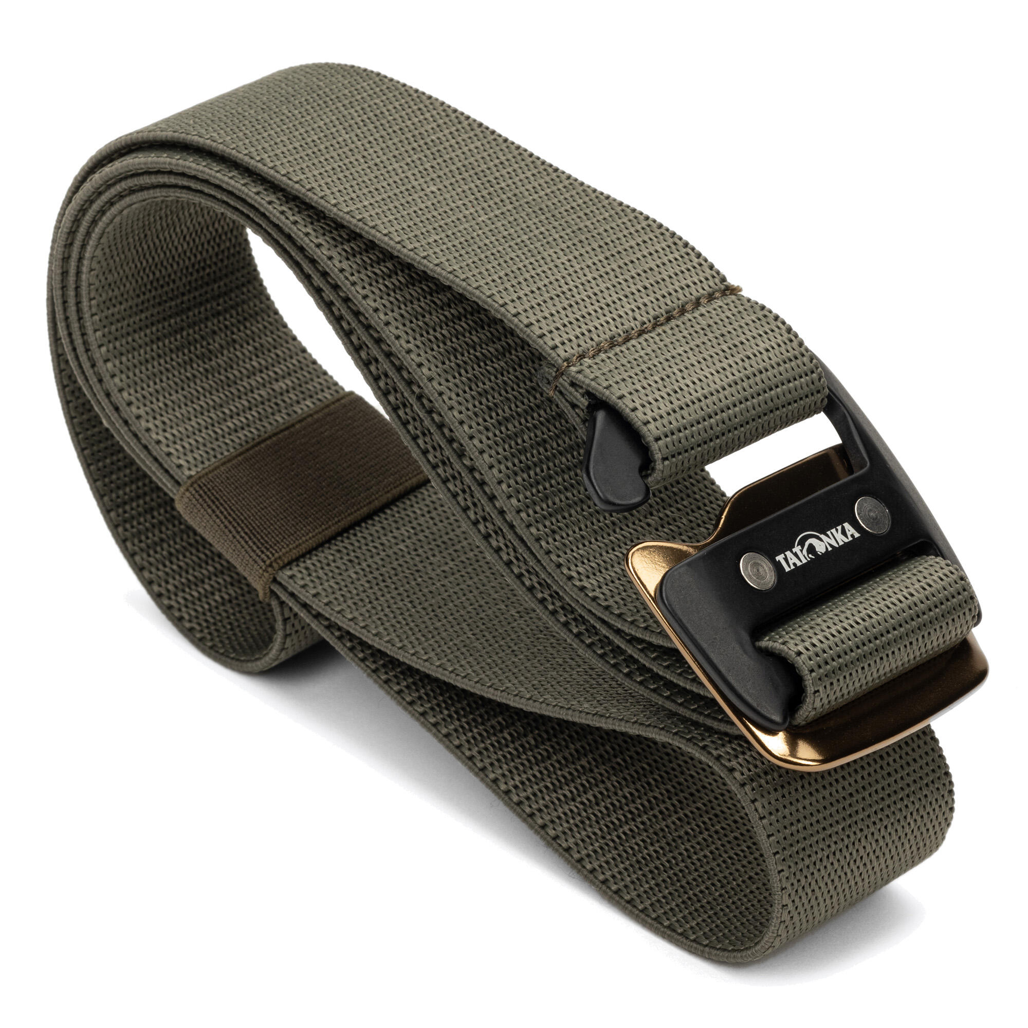 Pasek do spodni Tatonka Stretch Belt 38mm zielony 2870.332 3/3