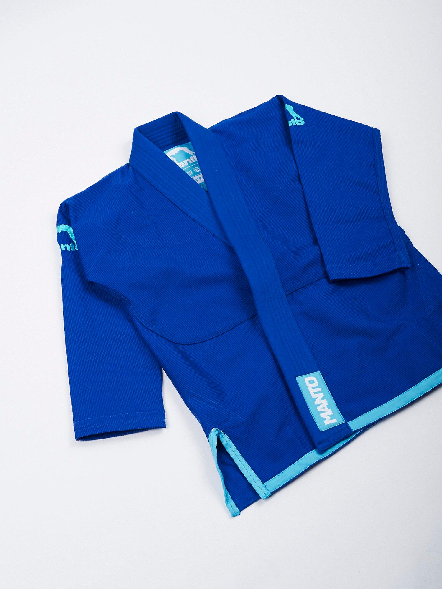 MANTO "Junior 2.0" BJJ Gi niebieskie M3 3/7