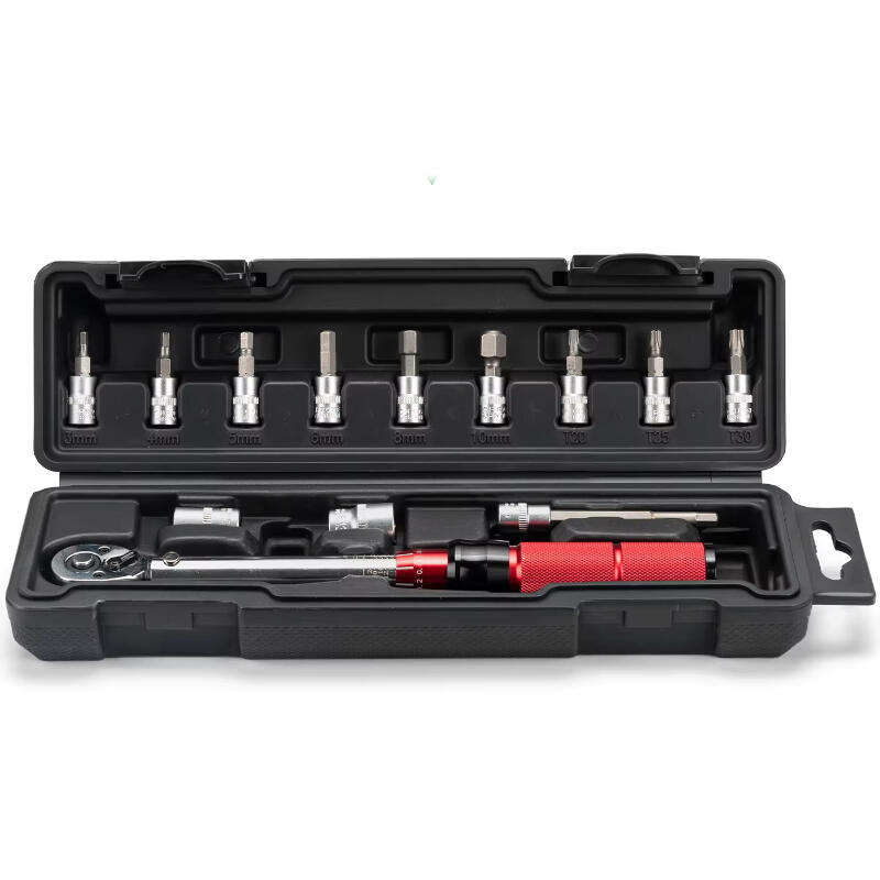 Klucz rowerowy dynamometryczny 1/4" 2–24 nm Rockbros przedłużka 2/7