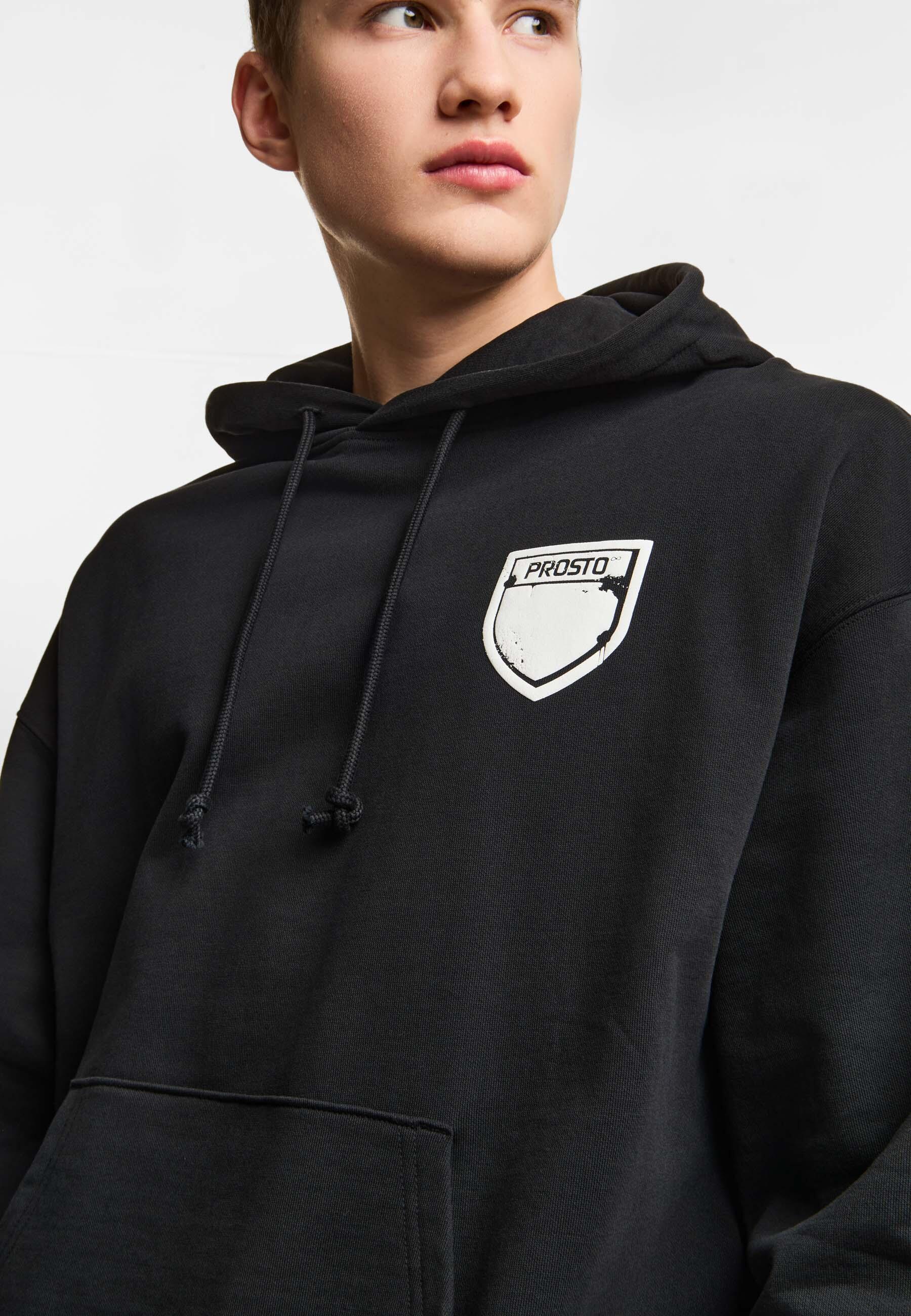 Bluza sportowa męska Prosto Shield Mini Splash z kapturem 3/7