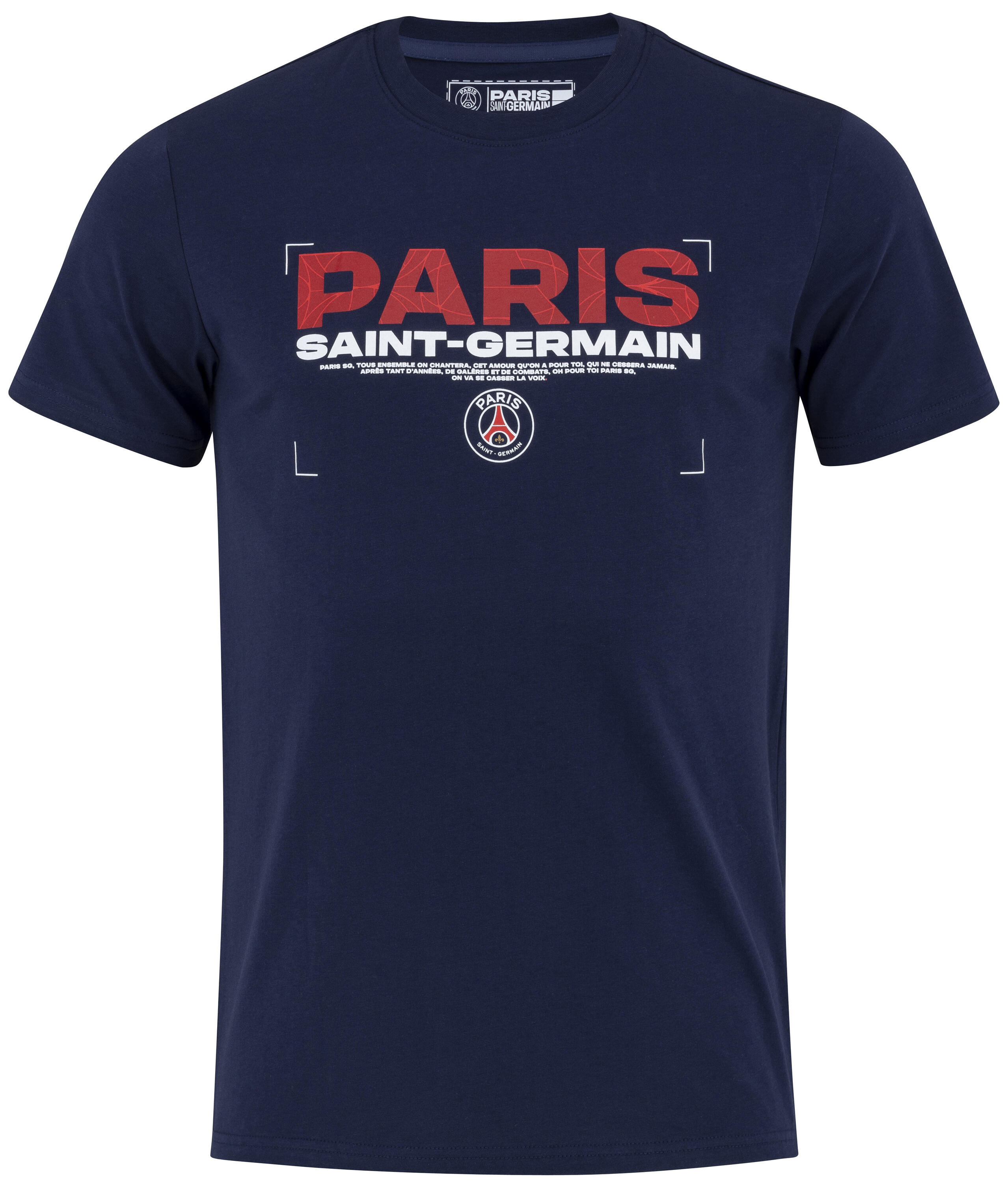 T-shirt PSG Officiel – Collection Paris Saint-Germain, Coton, Adultes S à XXL Et Enfants 4-14 Ans