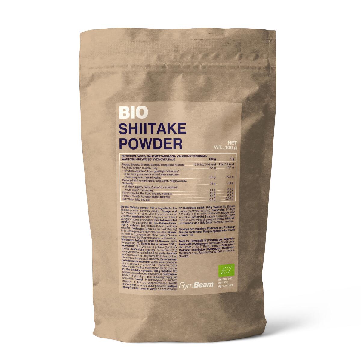 Shiitake proszek BIO 100 g