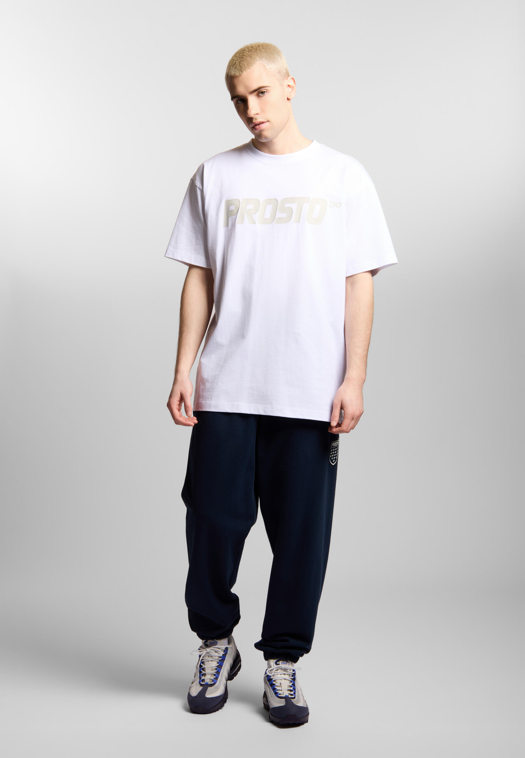 Koszulka sportowa męska Prosto Big log t-shirt z krótkim rękawem