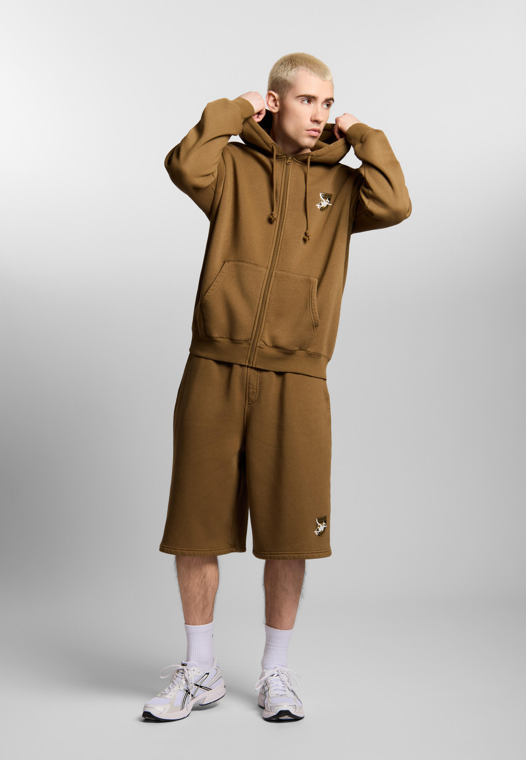 Bluza sportowa męska Prosto Damage Target z kapturem