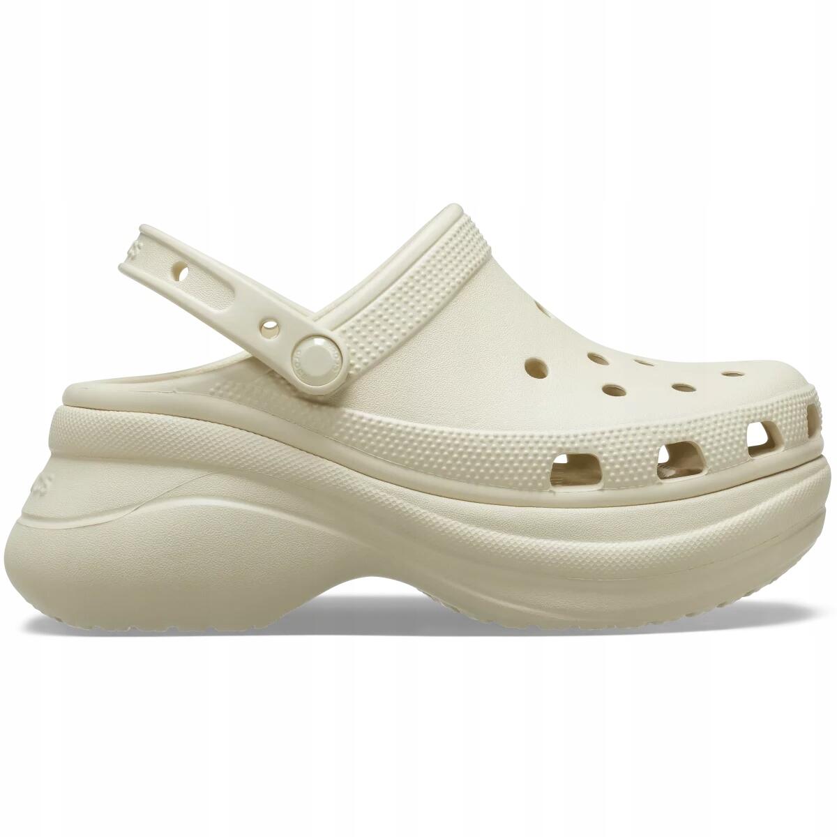 Sandalias Planas Mujer Crocs  Beige 3/6