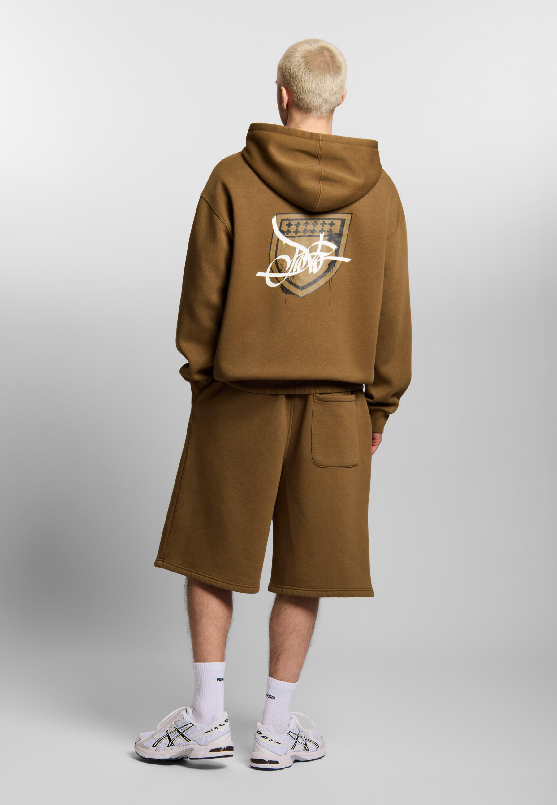 Bluza sportowa męska Prosto Damage Target z kapturem 4/6