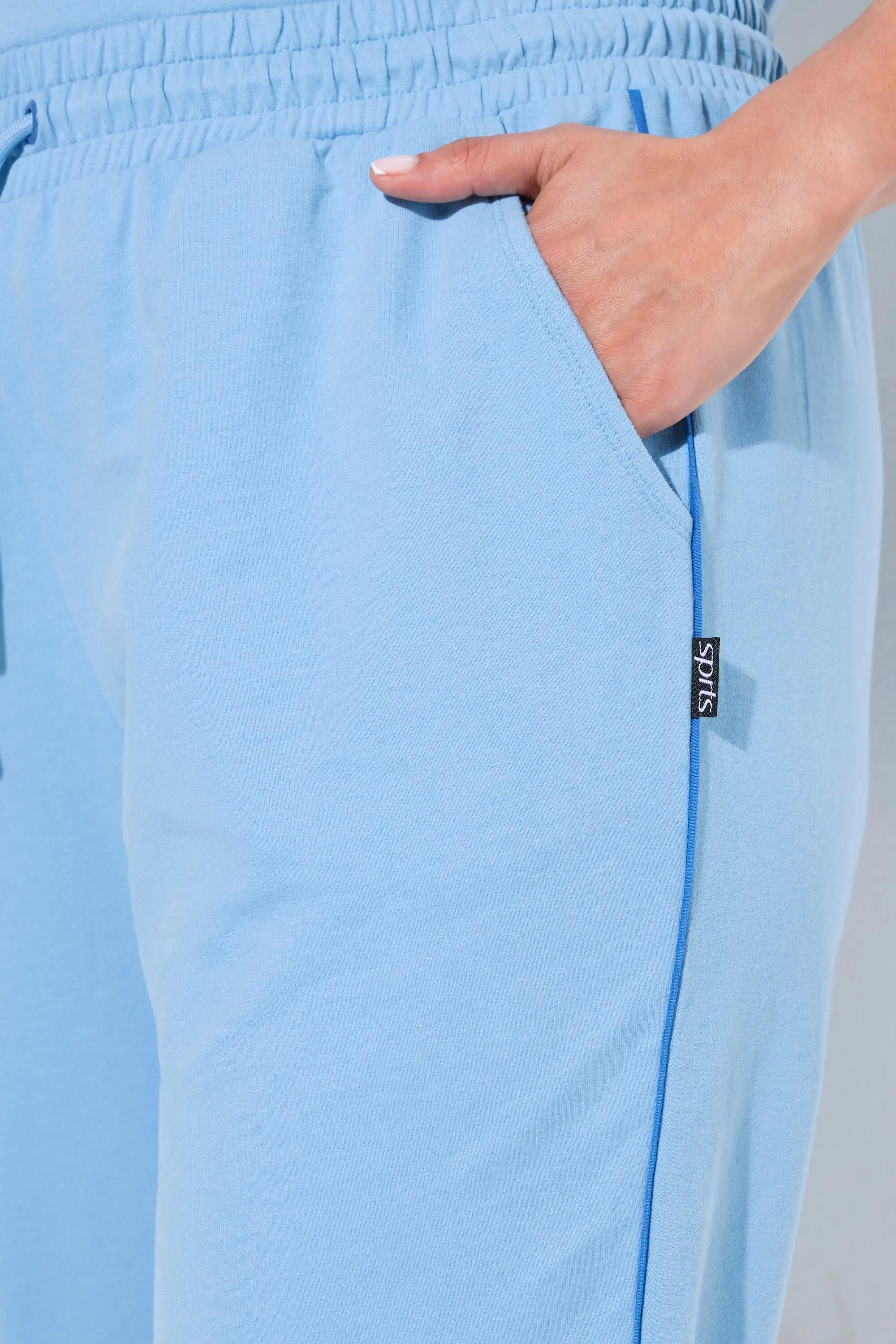 Dames Joggingbroek paspel opzij elastische tailleband elastische zoom 3/7
