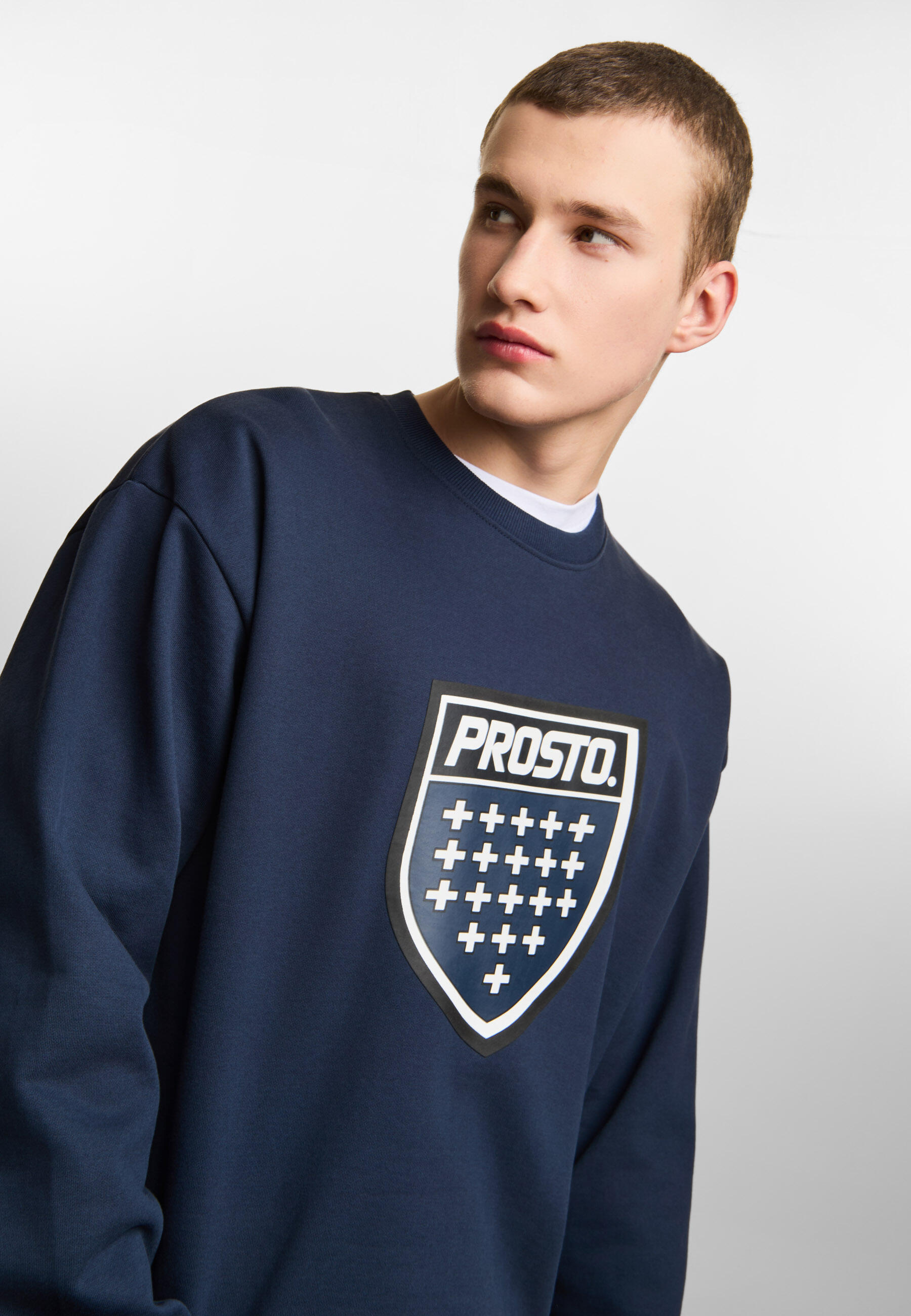 Bluza sportowa męska Prosto Shield Big bez kaptura