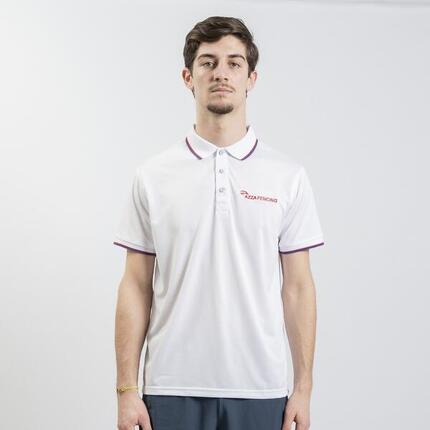 Unisex Fecht Performance-Polo Weiß