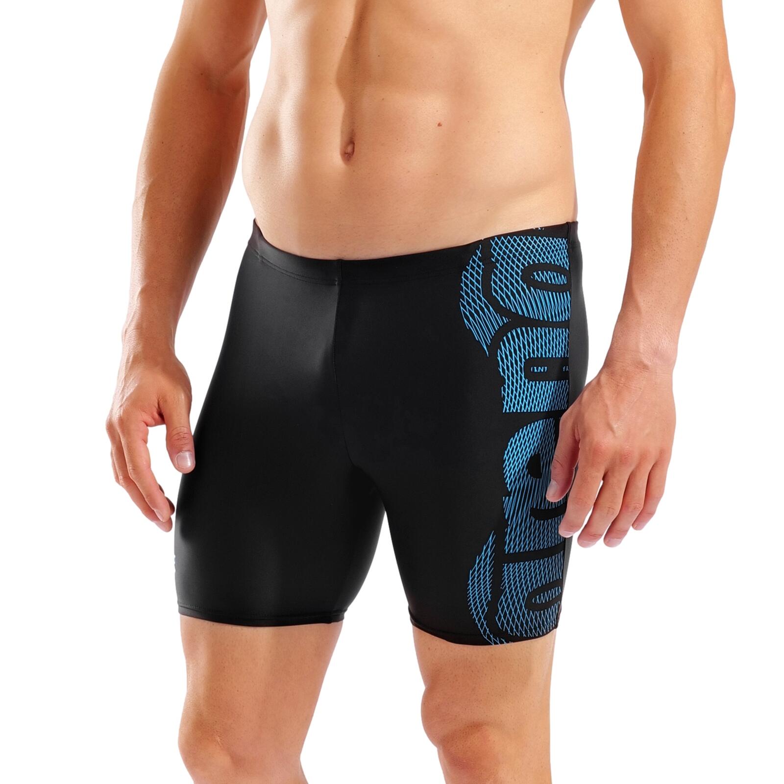 Badehose schnelltrocknend chlorbeständig Herren - Swim Mid Jammer Graphic 3/6